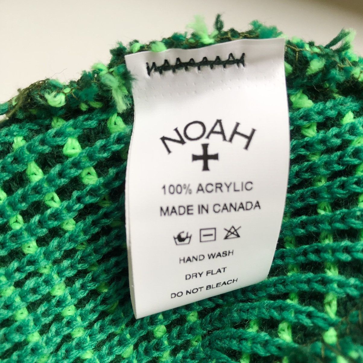 Noah Noah Tri Color Logo Beanie GREEN Size ONE SIZE - 5 Thumbnail