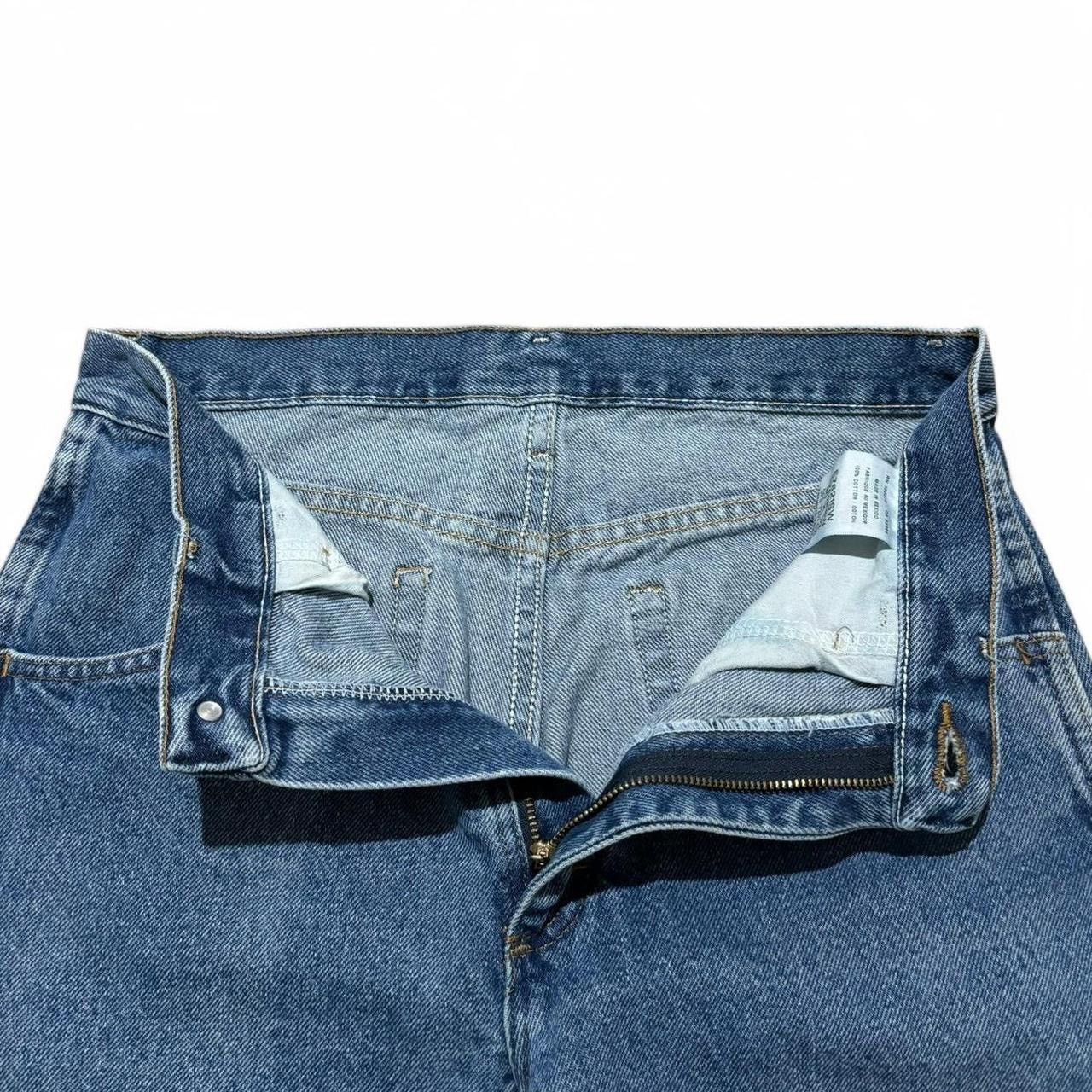 Rustler Midwash Worn Faded Blue Denim Jeans 30x32 Size US 30 / EU 46 - 4 Thumbnail