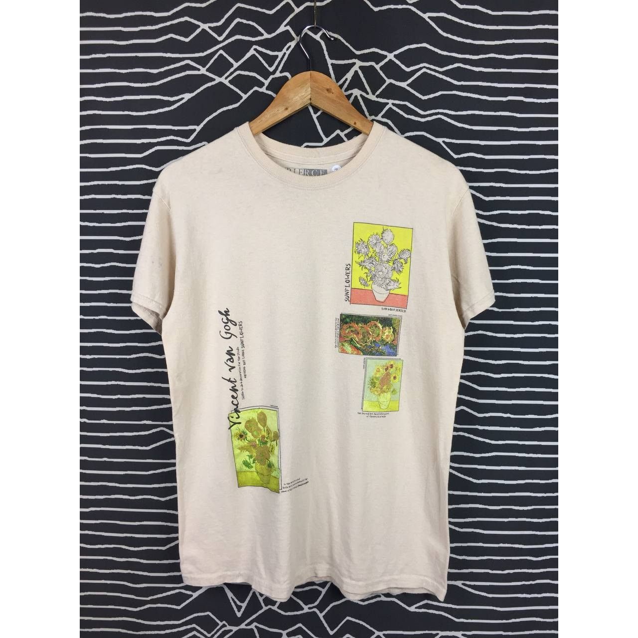 Vintage Pierce Archive Vincent Van Gogh Sunflowers Art Tee Size US M / EU 48-50 / 2 - 1 Thumbnail