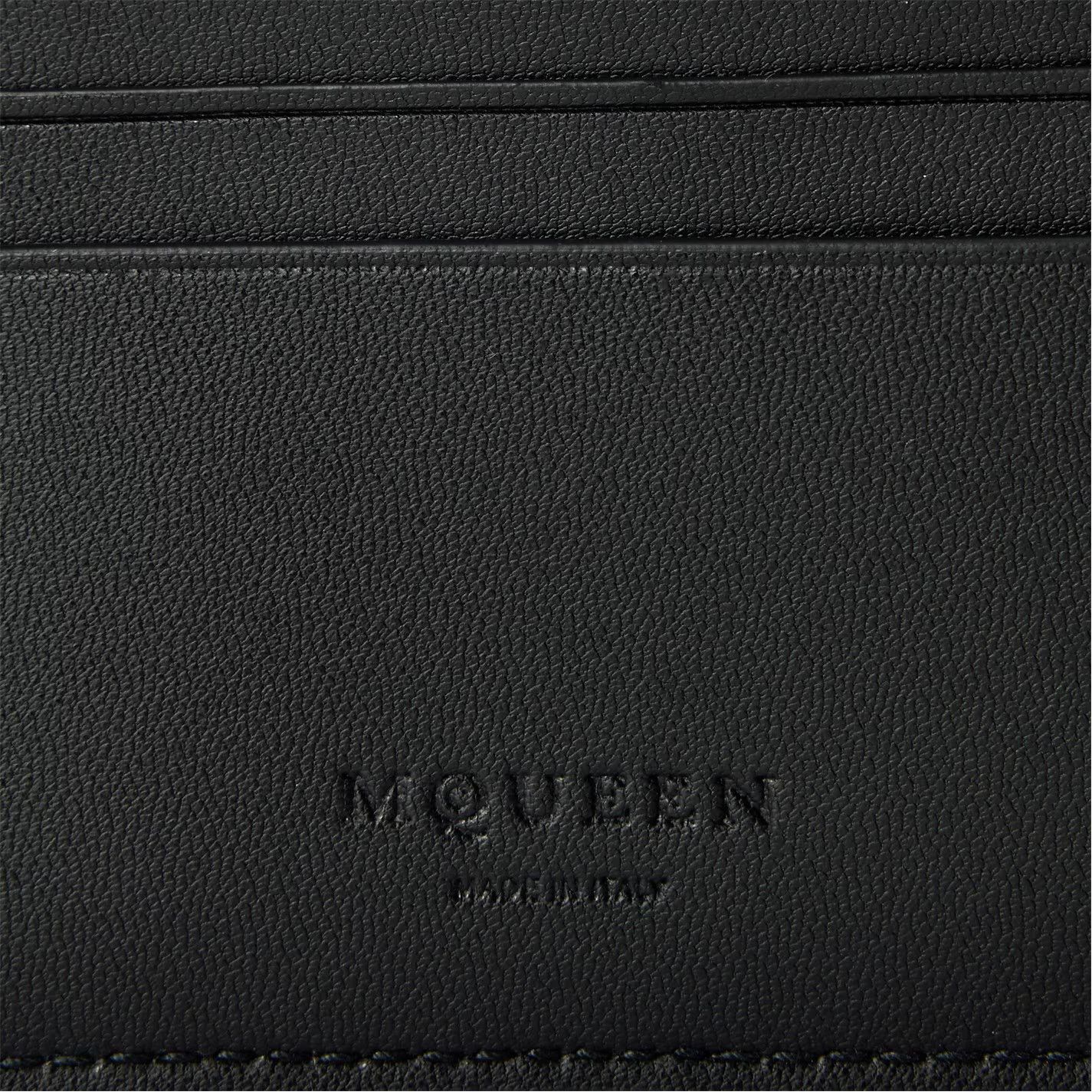 Alexander McQueen o1g2r1mq0326 Size: OS / Structured Billfold Wallet in Black Size ONE SIZE - 3 Thumbnail
