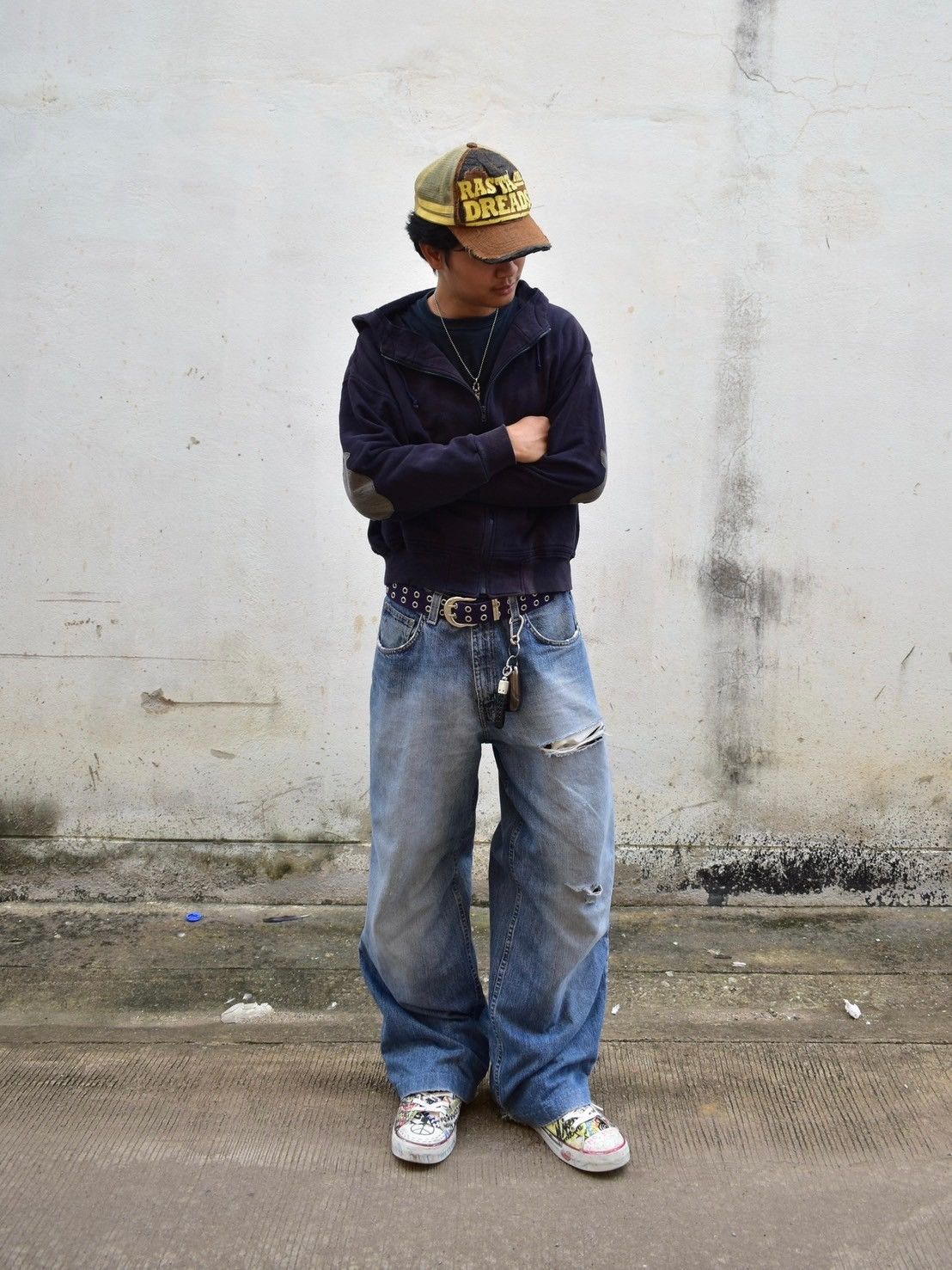 Issey Miyake × Vintage Faded Vintage 80s Issey Miyake Chisato Tsumori Design Size US M / EU 48-50 / 2 - 13 Thumbnail