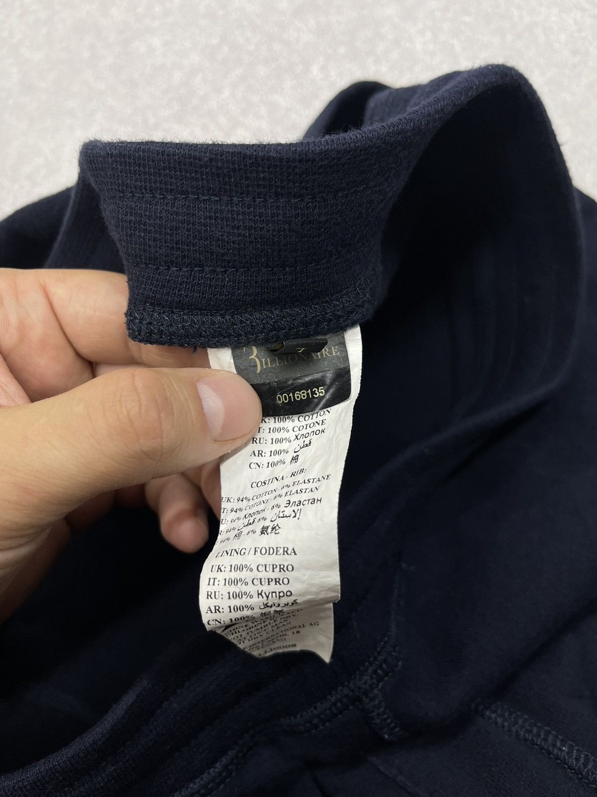 Billionaire Couture Billionaire Couture Sweatpants Navy Luxury Made in Italy Size US 32 / EU 48 - 12 Thumbnail