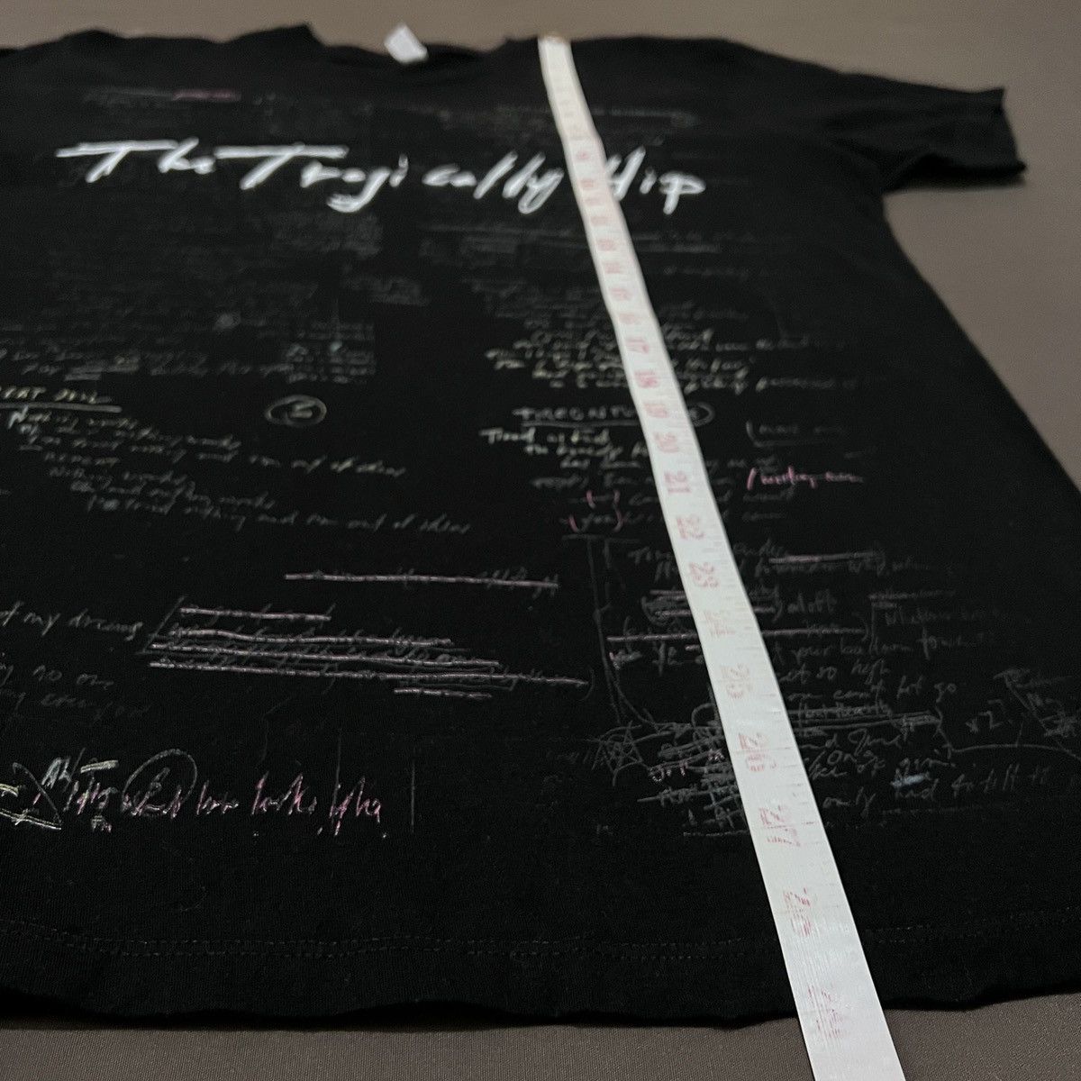 Band Tees Tragically Hip Man Machine Poem Promo Tee Shirt Gord Downie Size US L / EU 52-54 / 3 - 8 Thumbnail