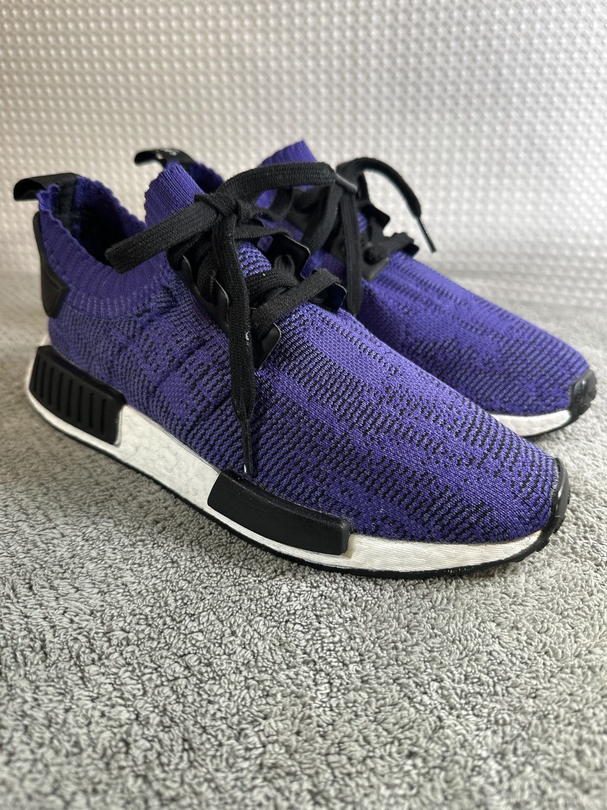 Adidas Adidas NMD_R1 PRIMEKNIT 'ENERGY INK' Size US 7 / EU 40 - 1 Thumbnail
