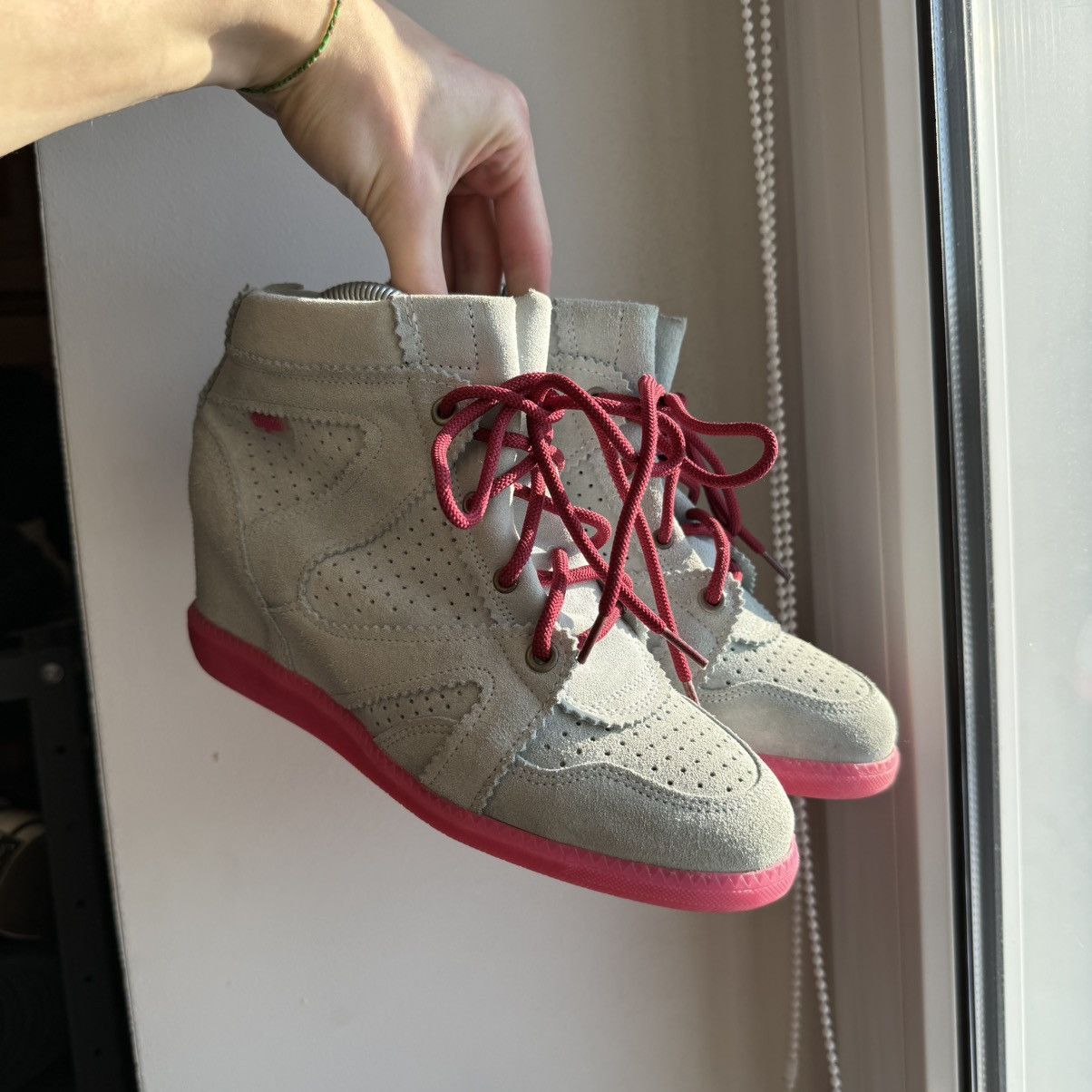 📌 Crazy Buffalo like Isabel Marant Bekett Wedge Y2K Sneakers