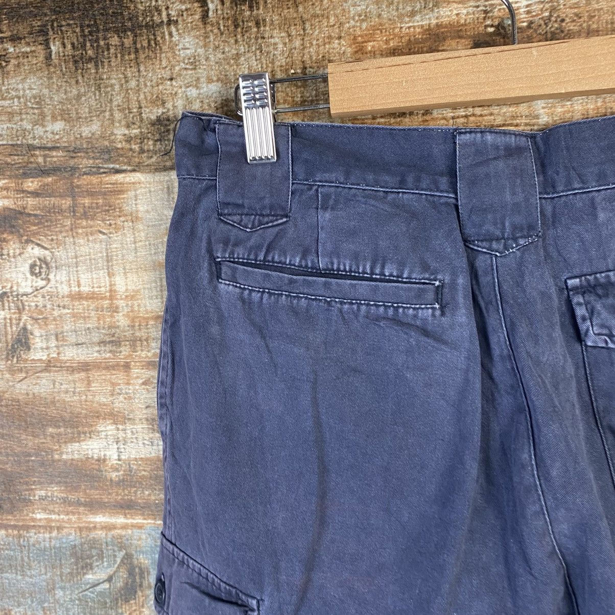 Japanese Brand DL Japanese Brand Blue Cargo Multipocket Pants #C969 Size US 31 - 18 Thumbnail