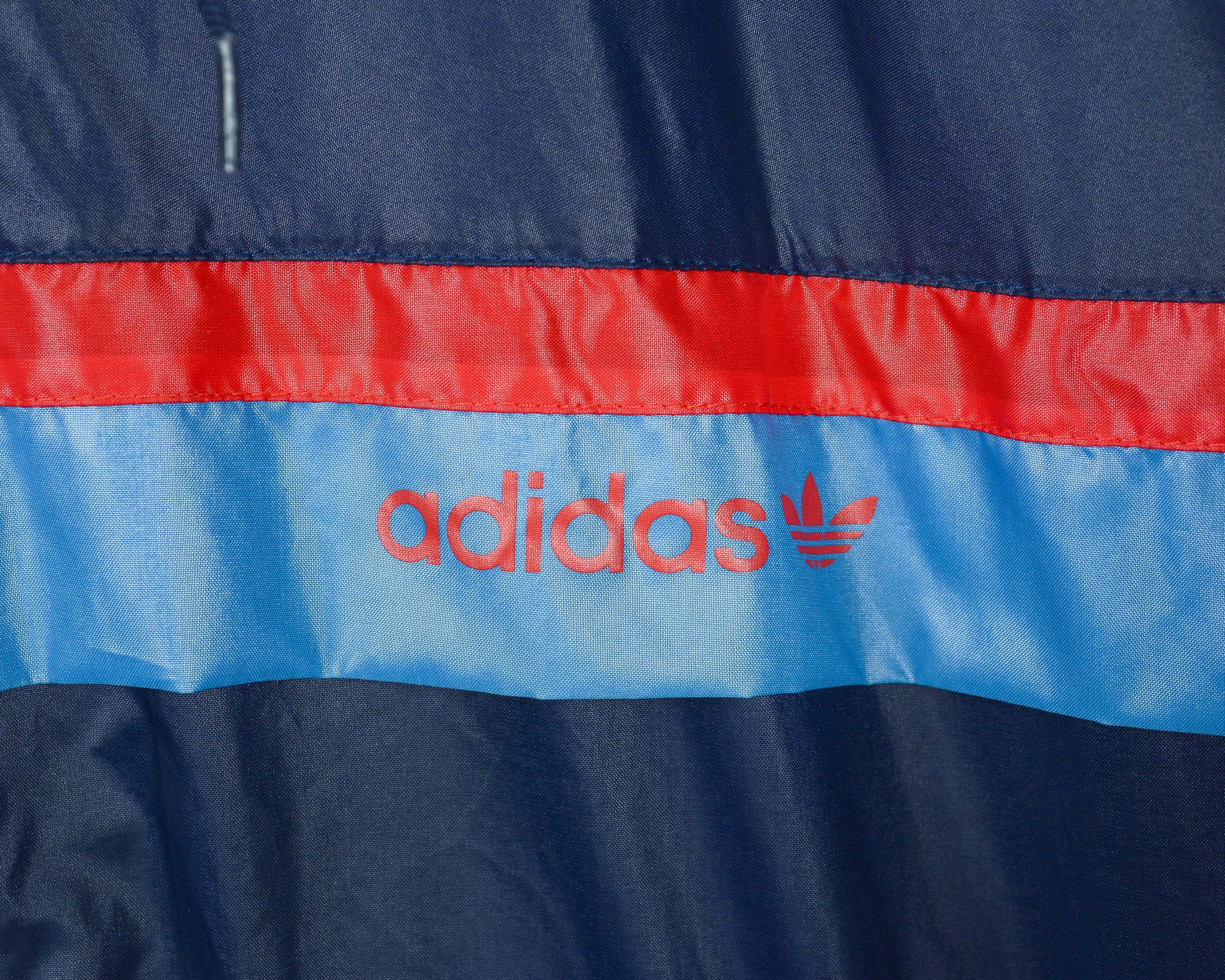 Adidas Mens XL Packable 80s Nylon Track Jacket Hooded UK 44 Sport Size US XL / EU 56 / 4 - 6 Thumbnail