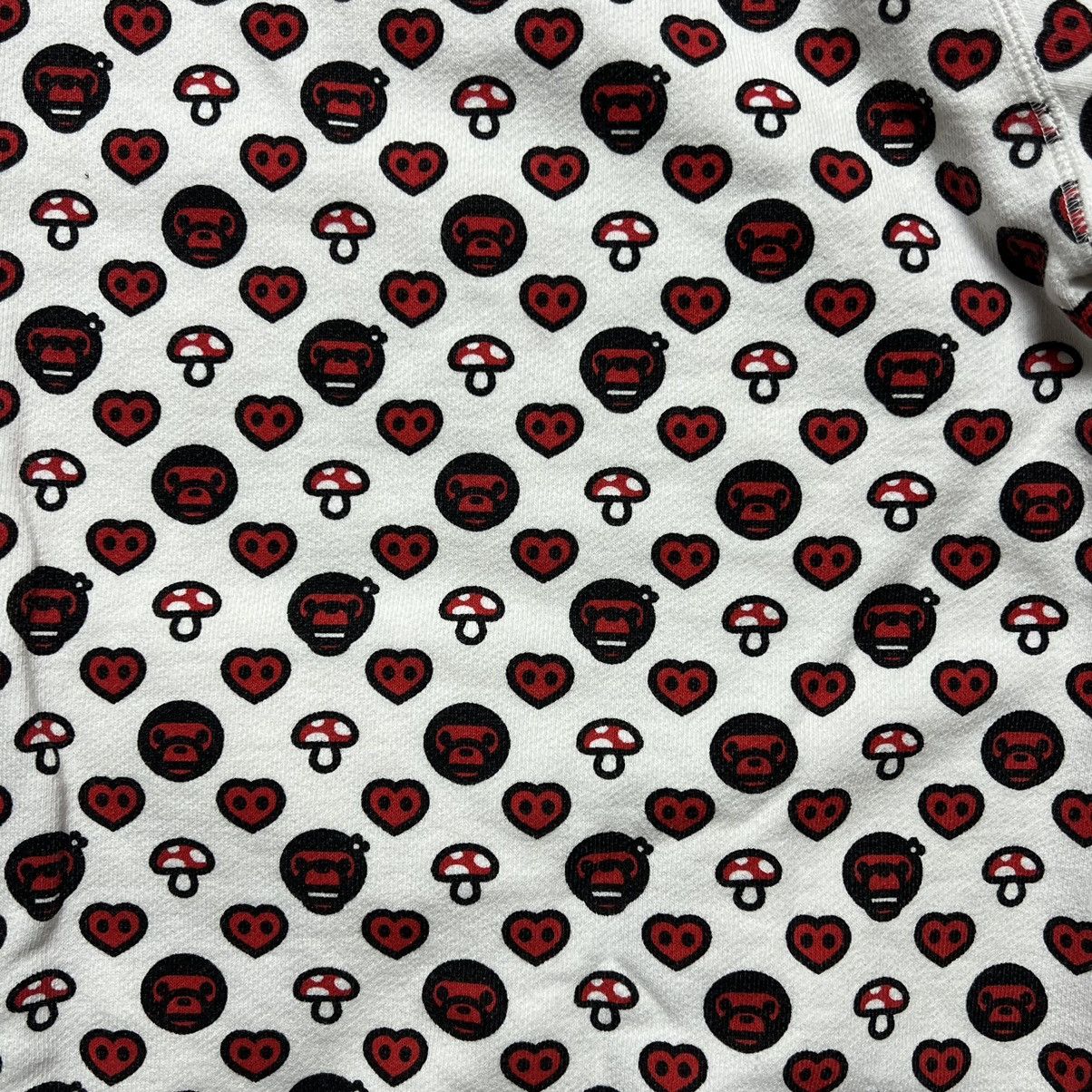 Bape Bape mushroom milo monogram zip hoodie Size US M / EU 48-50 / 2 - 4 Thumbnail