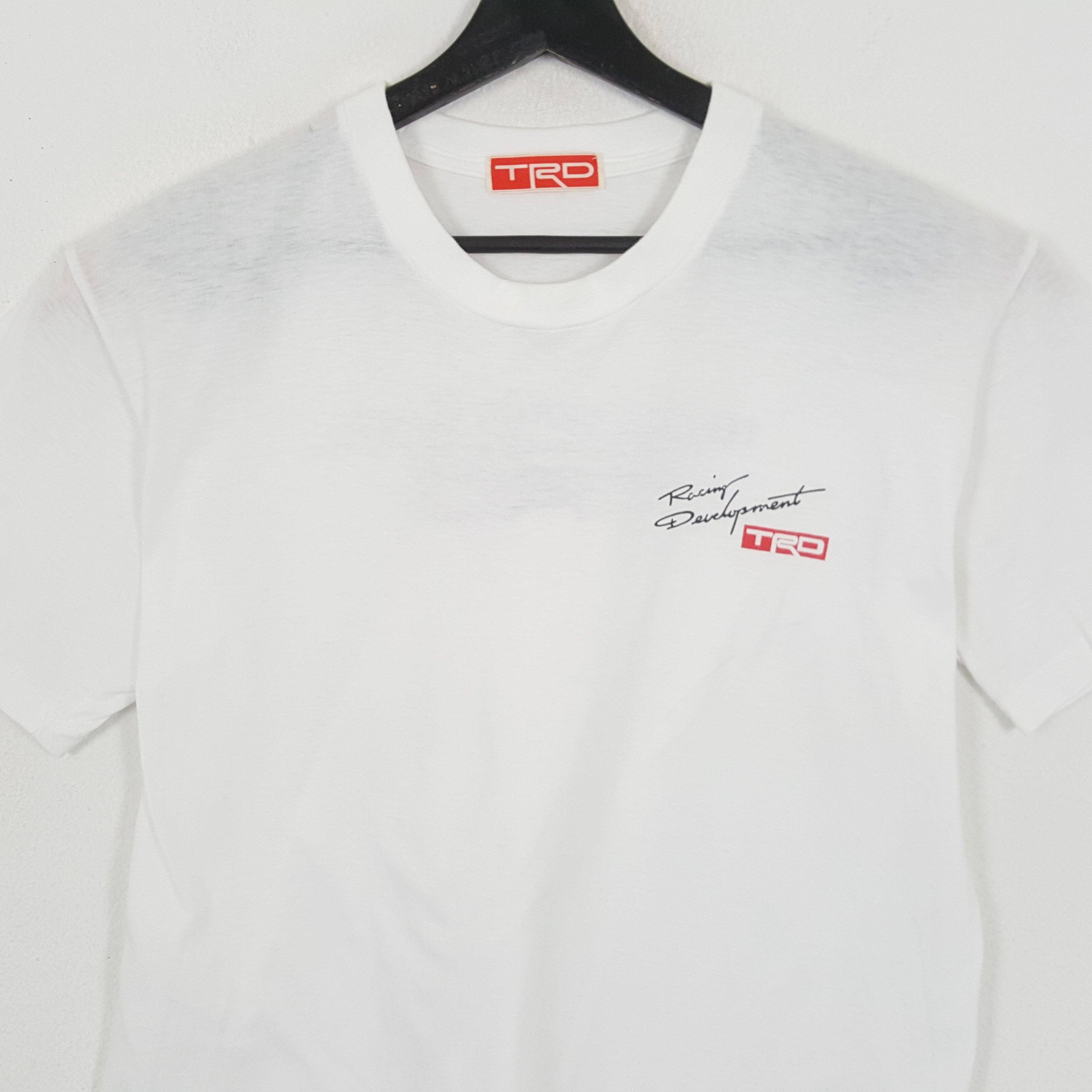 Vintage TRD TOYOTA MOTOR SPORTS Racing Development Tshirt Size US L / EU 52-54 / 3 - 5 Thumbnail