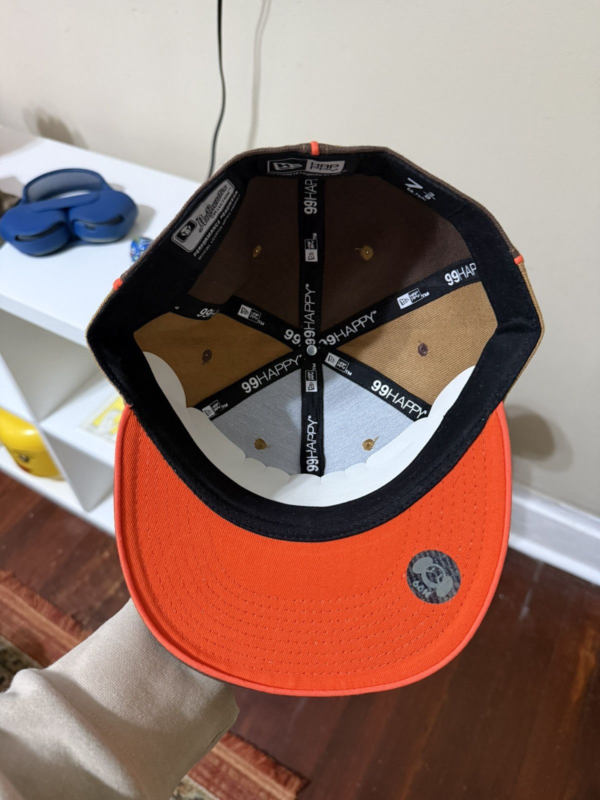 Happy99 HAPPY99 New Era Fitted Hat Size 7 3/8 NYC Y2K 2000s Size ONE SIZE - 5 Thumbnail