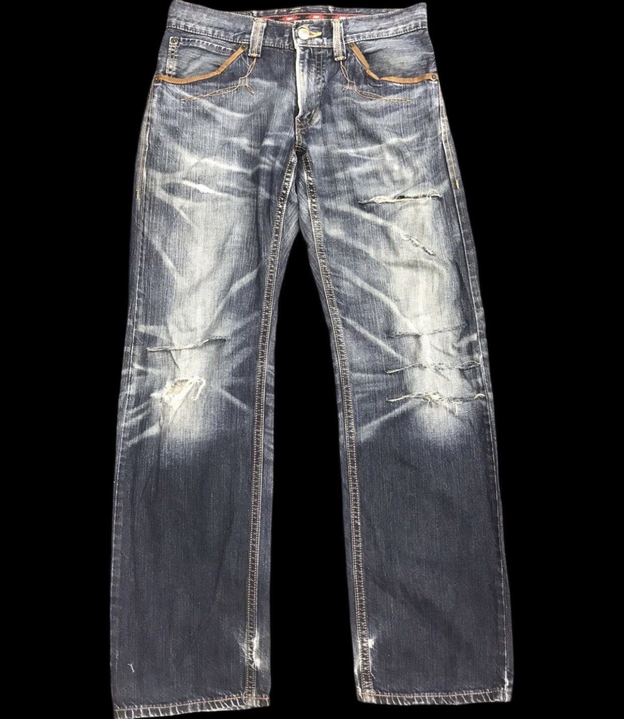 Edwin Edwin XV Distressed Jeans Size US 34 / EU 50 - 1 Thumbnail