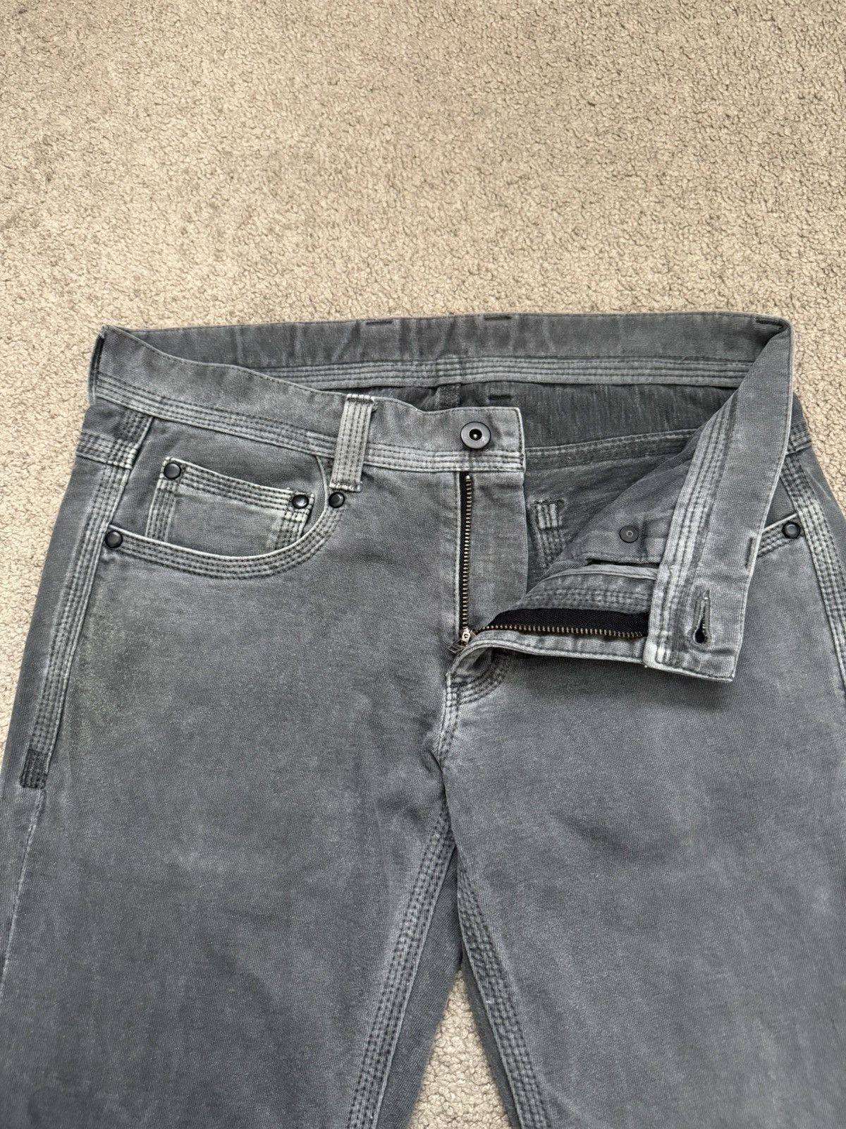 Neil Barrett BLACKBARRETT Neil Barret Overdye Bootcut Triple Stitch Pants Size US 31 - 5 Thumbnail