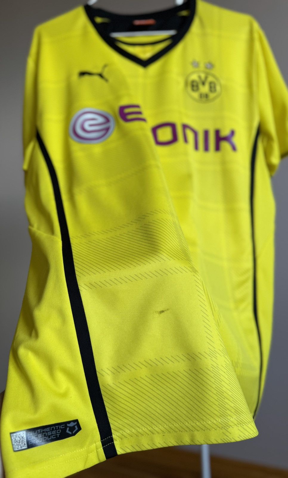 Vintage Borussia Dortmund Puma Home Shirt Jersey 2013 2014 football Size US XL / EU 56 / 4 - 11 Thumbnail