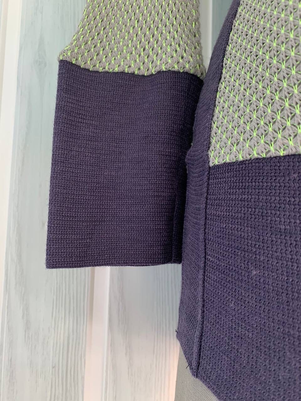 Chloe × Designer × See by Chloe See By Chloe Women’s Cotton & Ramie Multicolor Knit Blouse Size M / US 6-8 / IT 42-44 - 22 Thumbnail
