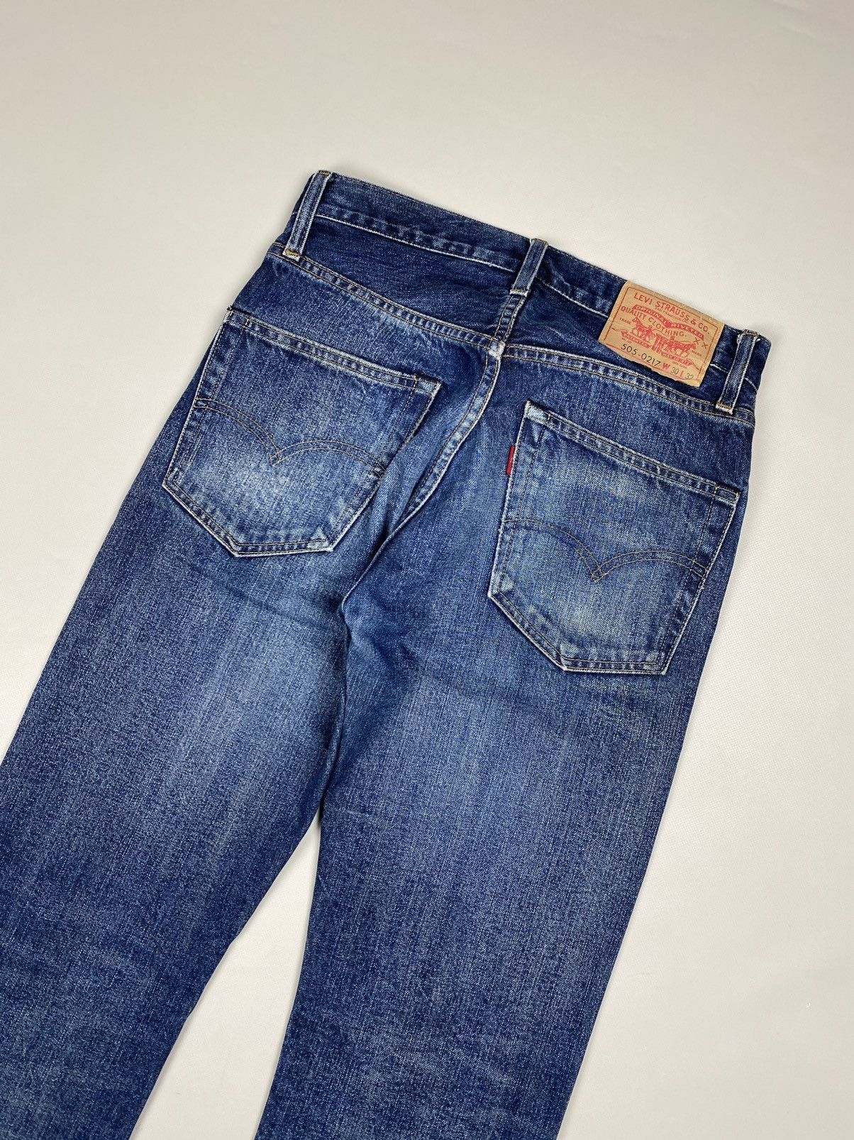 Levi's Vintage Clothing Levis Vintage Clothing 505-0217 Selvedge Denim Big E Jeans Size US 30 / EU 46 - 2 Thumbnail