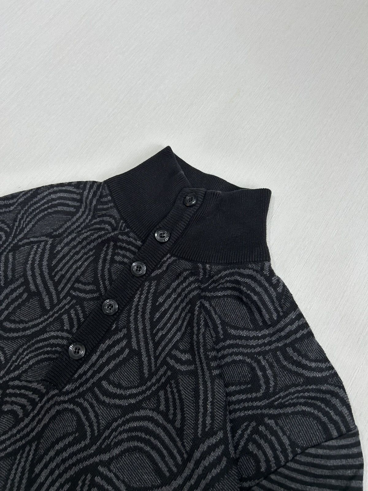 Designer × Vintage Archival Japanese Brand Chain Pattern 1/3 Sweatshirt Size US L / EU 52-54 / 3 - 5 Thumbnail