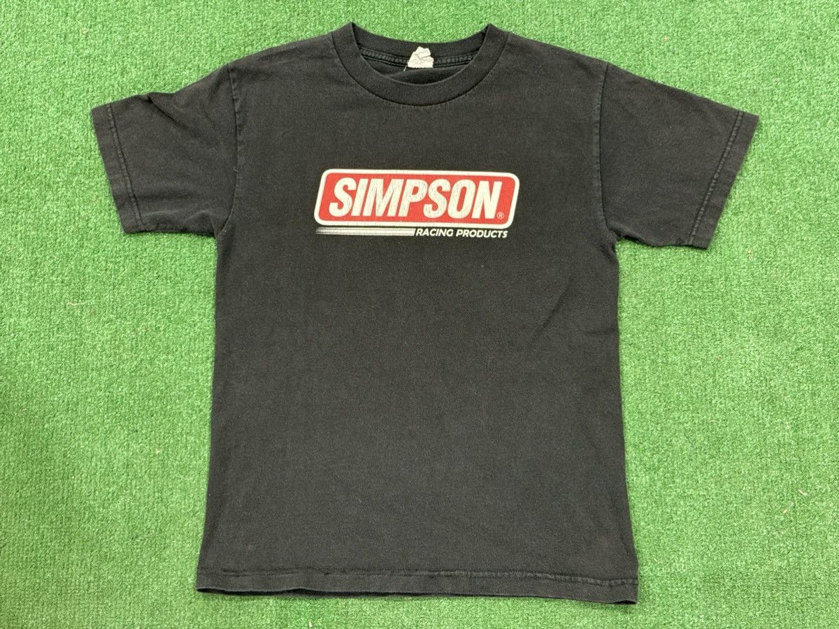 Vintage Vintage Simpson Racing Products Graphic Tee Size US S / EU 44-46 / 1 - 3 Thumbnail