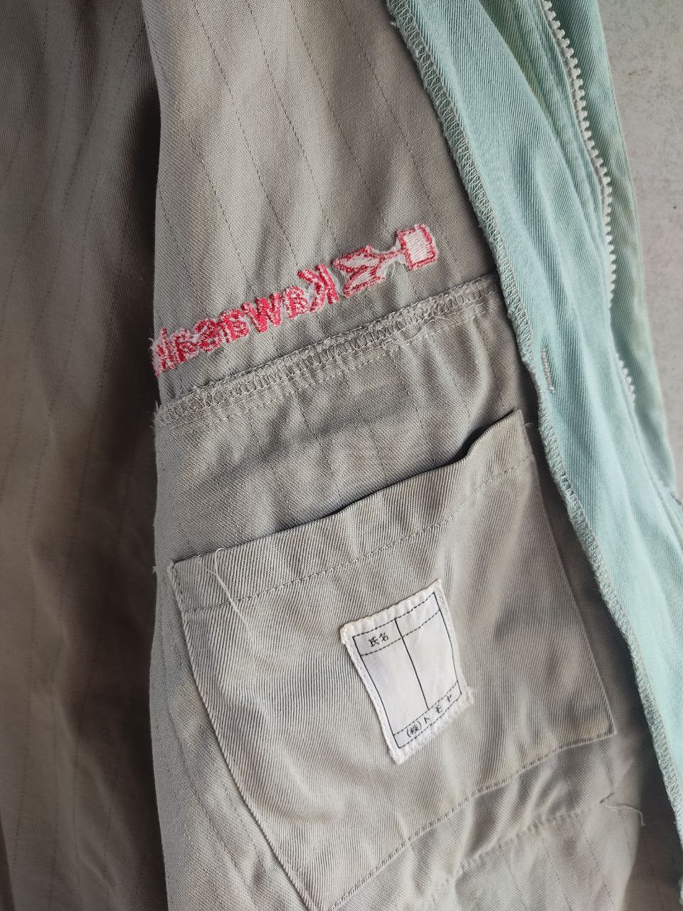 Vintage Vintage Kawasaki Motorsports Uniform Jacket Size US XXL / EU 58 / 5 - 7 Thumbnail