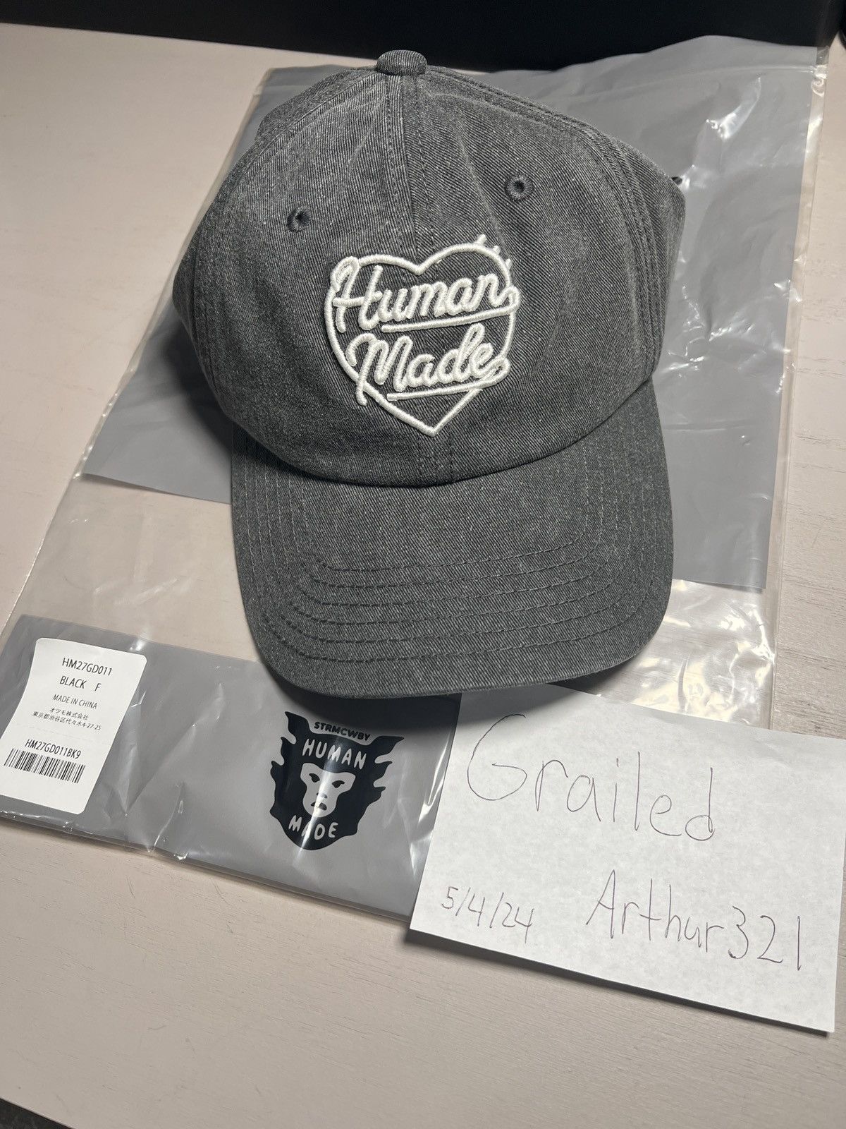 image of Human Made Hat Grey, Men's