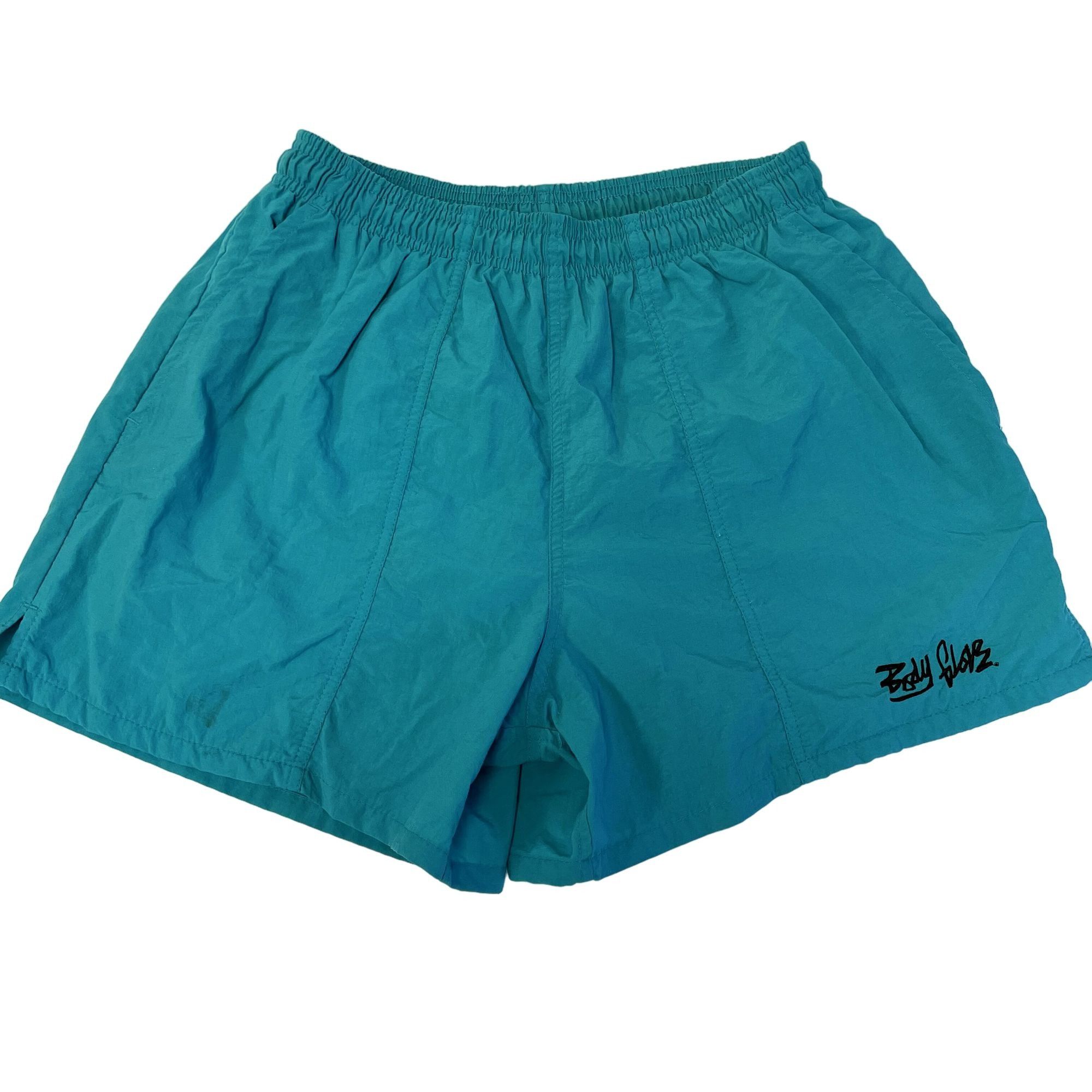 80 90's Body Glove AQUAMARINE Trunks SURFER BEACH Shorts M