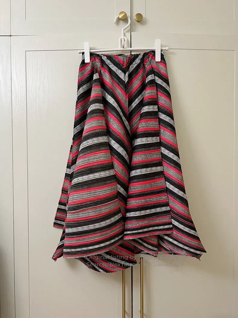 Issey Miyake Issey Miyake size:3 Color Block Skirt Size 22" - 2 Thumbnail
