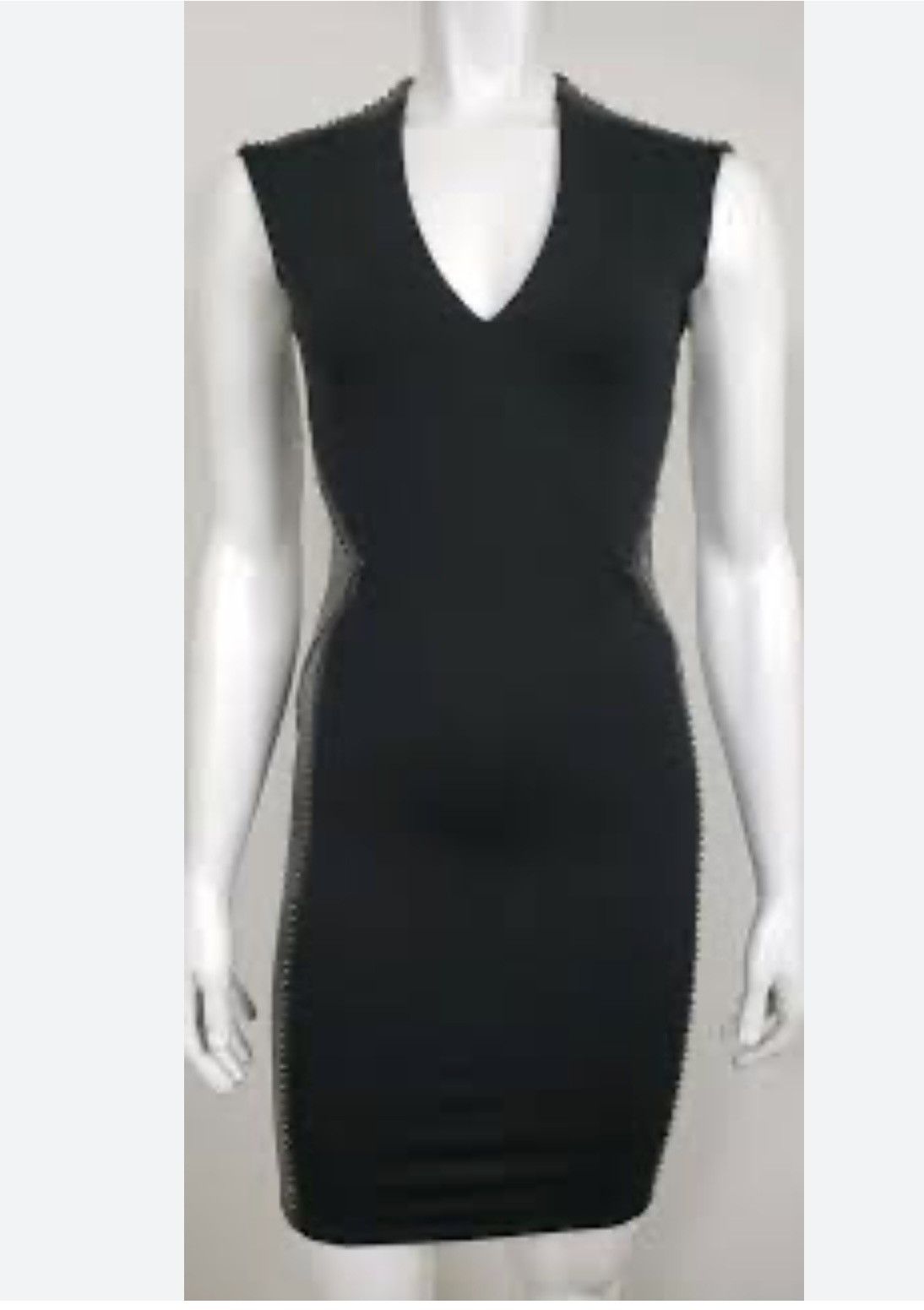 Haute Hippie Haute Hippie Black Sleeveless Lambskin Leather studded Dress Size XS / US 0-2 / IT 36-38 - 6 Thumbnail