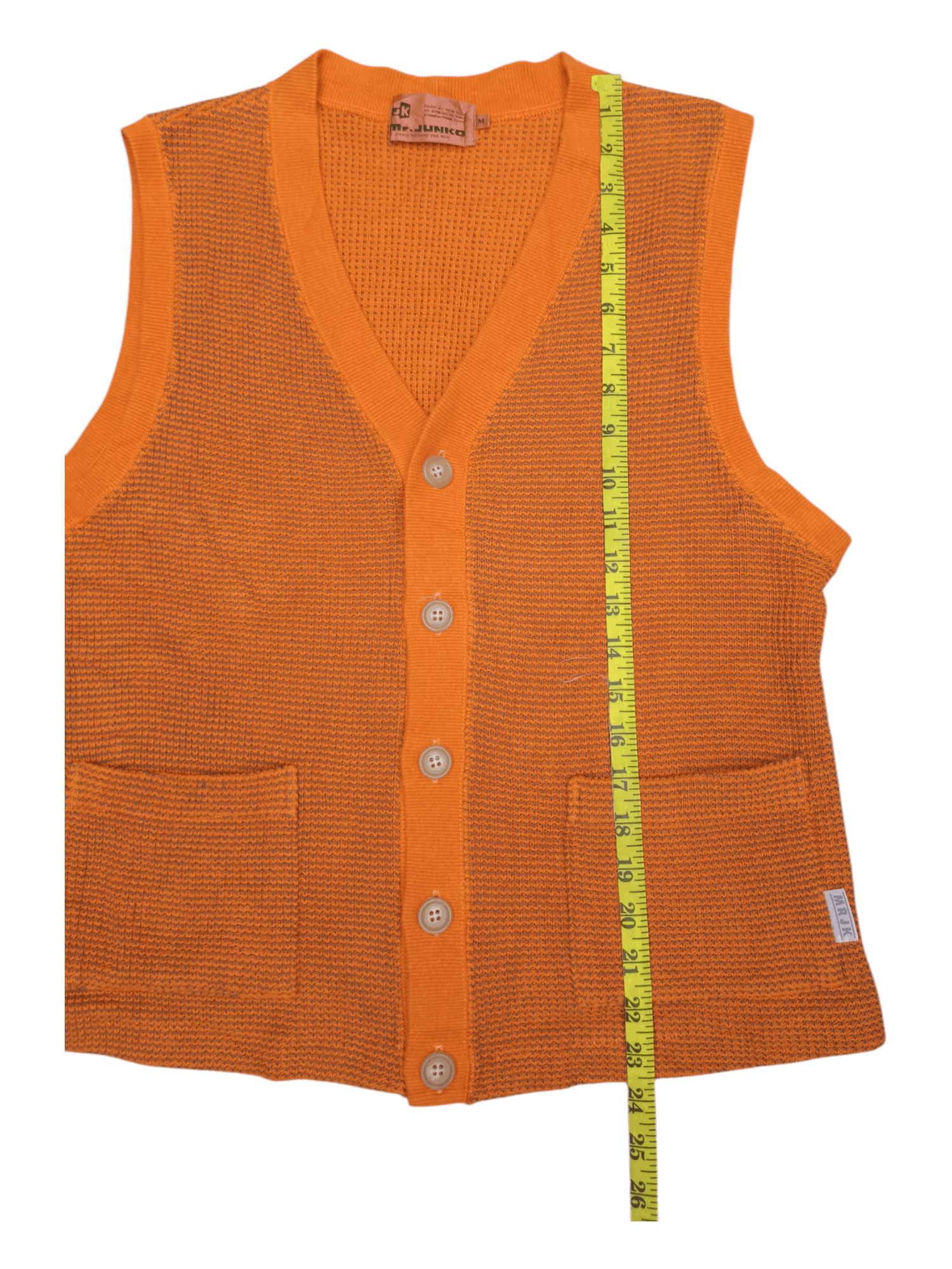 Mr. Junko Nice 💥 Mr. Junko Orange Koshino Vest Size US M / EU 48-50 / 2 - 19 Thumbnail