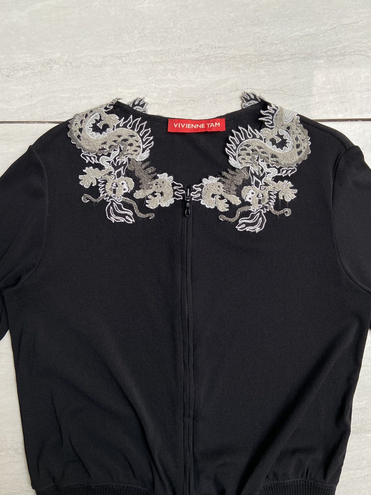 Vivienne Tam VIVIENNE TAM Black Jacket/Cardigan Size XS / US 0-2 / IT 36-38 - 3 Thumbnail