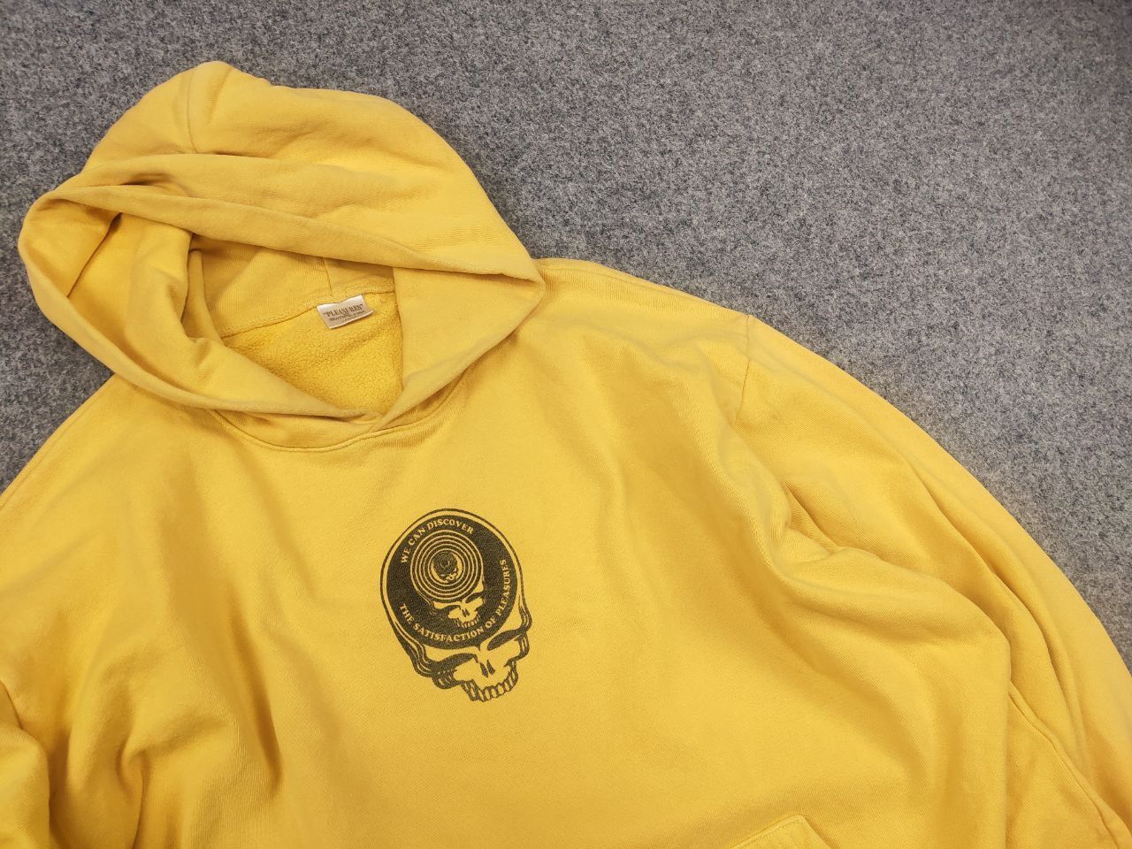 Pleasures Pleasures Face x The Greatful Dead Yellow Hoodie Vintage Size US L / EU 52-54 / 3 - 4 Thumbnail