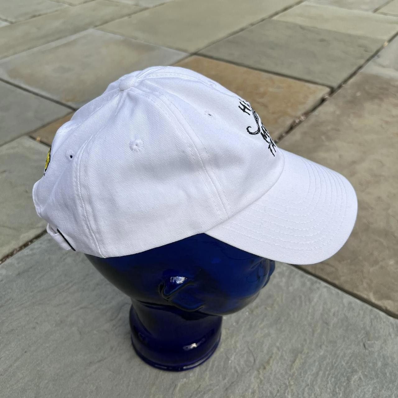 Other Impractical Jokers Hey MousTache White Strapback Dad Hat Size ONE SIZE - 6 Thumbnail