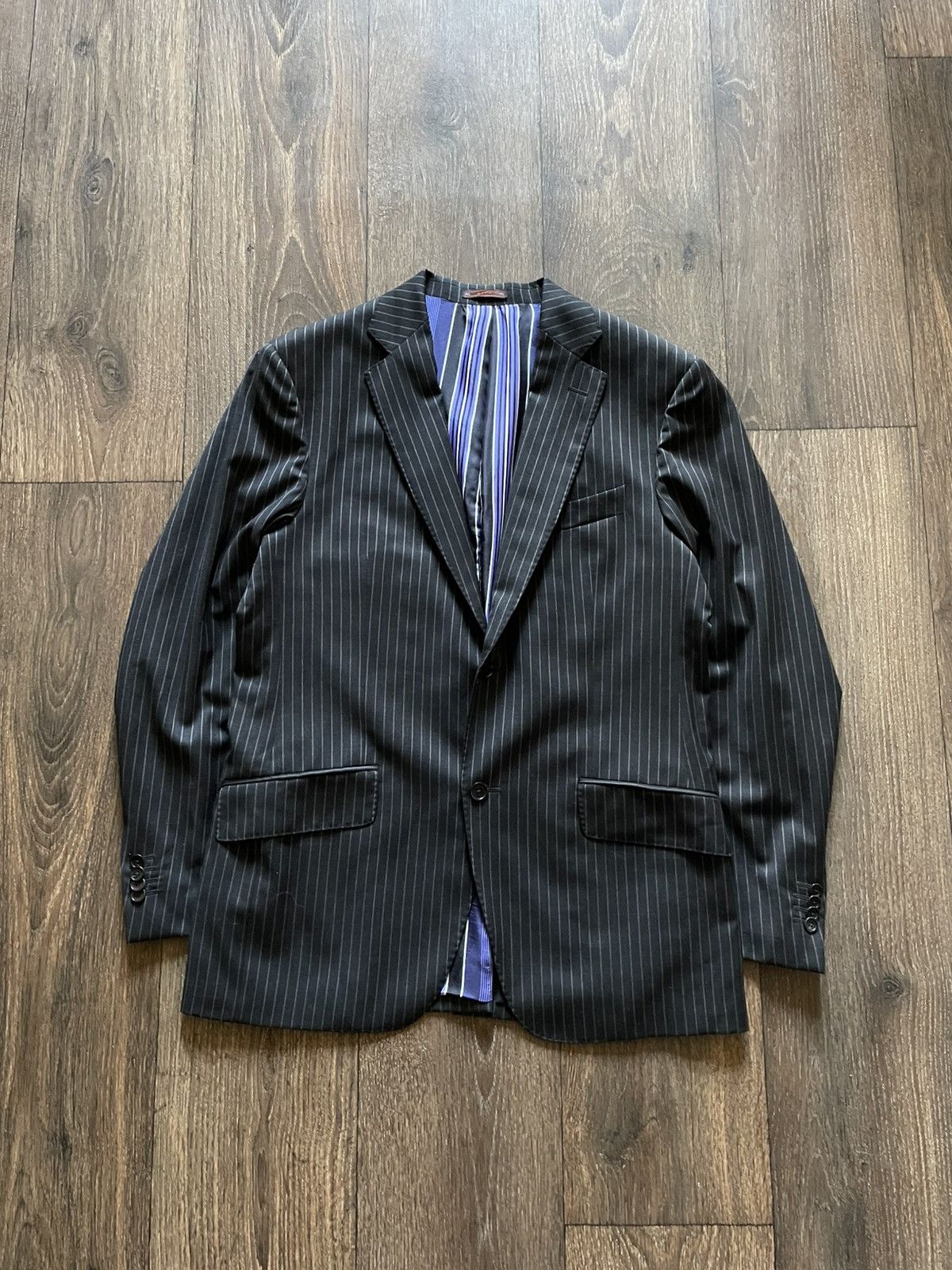 Etro Etro Mens Suit 100% Wool Size 50R Size 50R - 4 Thumbnail