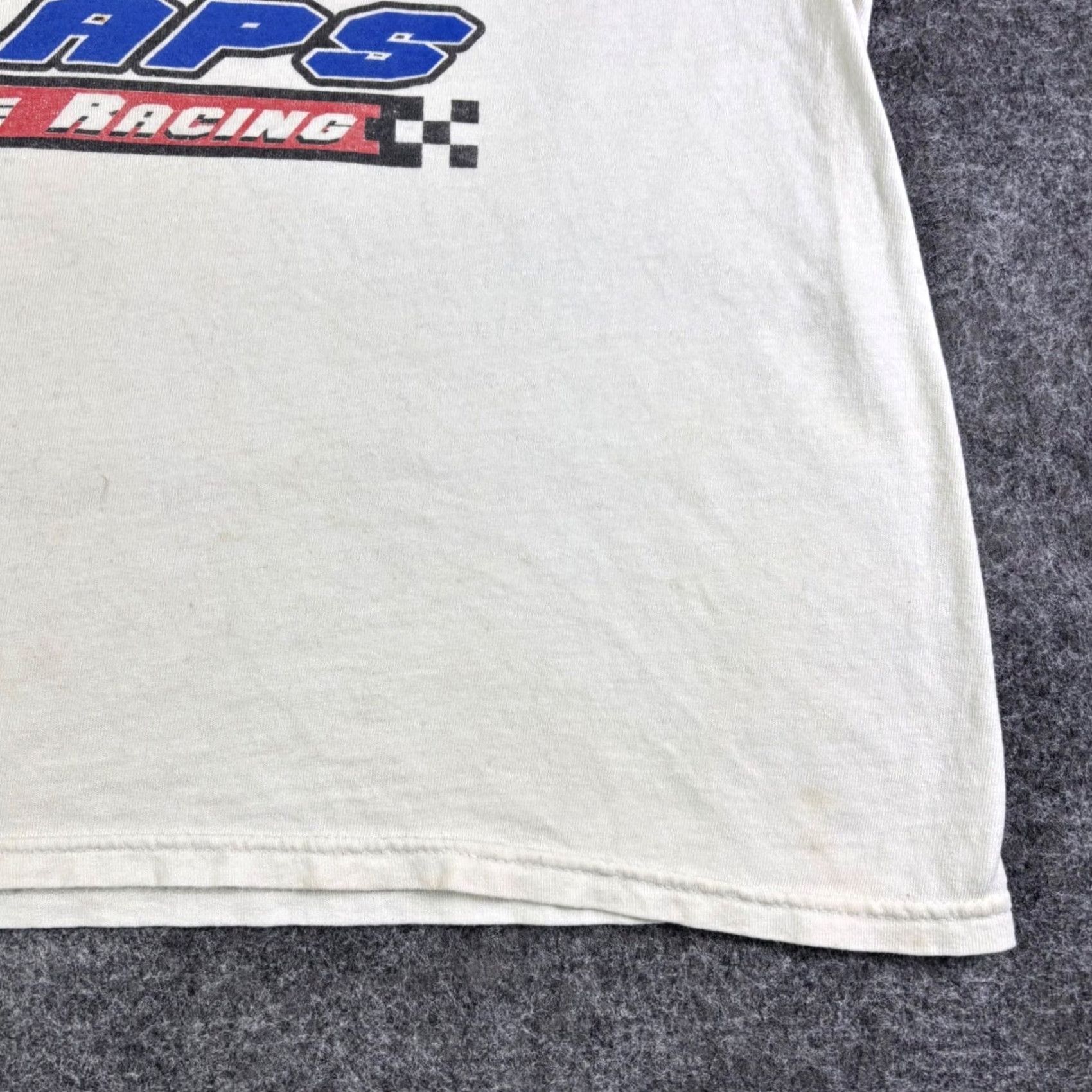 Gildan VINTAGE 2009 Martinsville 500 Laps NASCAR T-Shirt Mens XL White NASCAR Schedule Shirt Size US XL / EU 56 / 4 - 8 Thumbnail