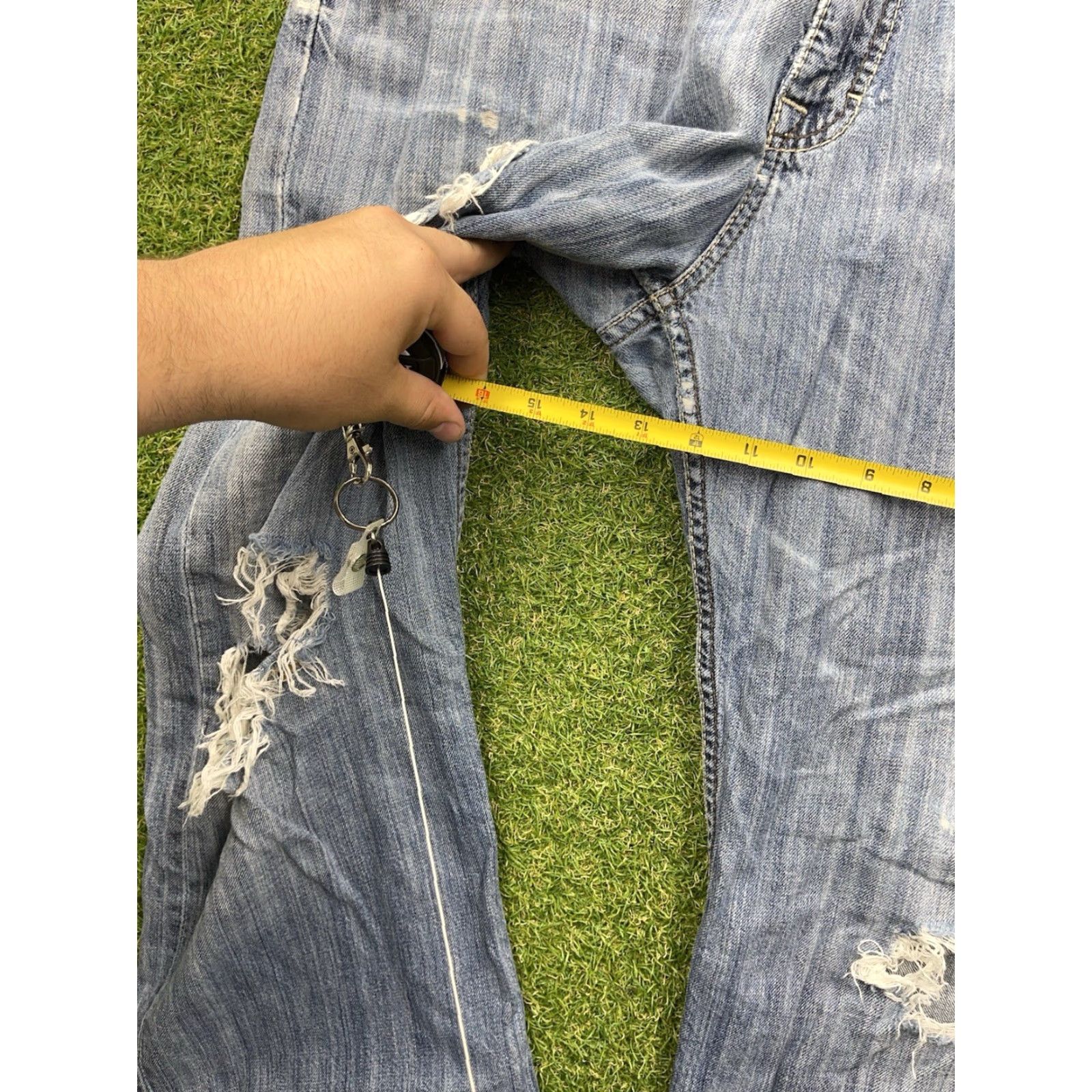 Vintage VINTAGE Buckle BKE Jeans Mens 36 Straight Leg Distressed Medium Wash 2000s Y2K 3D 80s 90s Band Hip Hop USA Jeans Mens Size US 36 / EU 52 - 4 Thumbnail