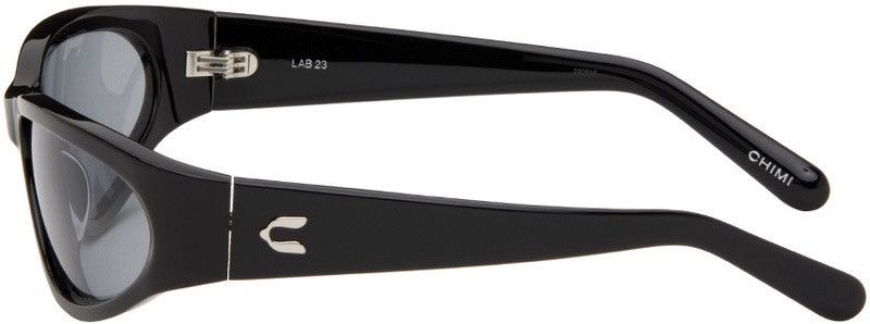 CHIMI CHIMI - Black Slim Sunglasses - Lab 23 Size ONE SIZE - 4 Thumbnail