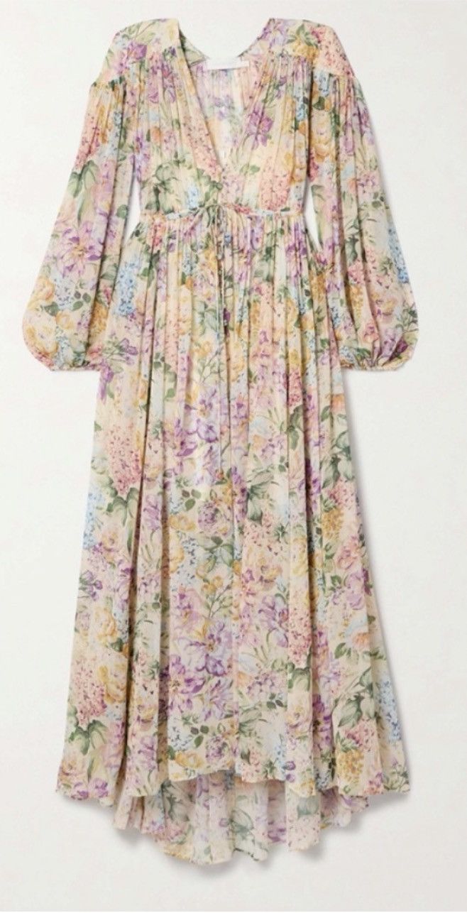 Zimmermann Zimmermann floral-print silk maxi dress size 0/us size 4 Size S / US 4 / IT 40 - 1 Thumbnail