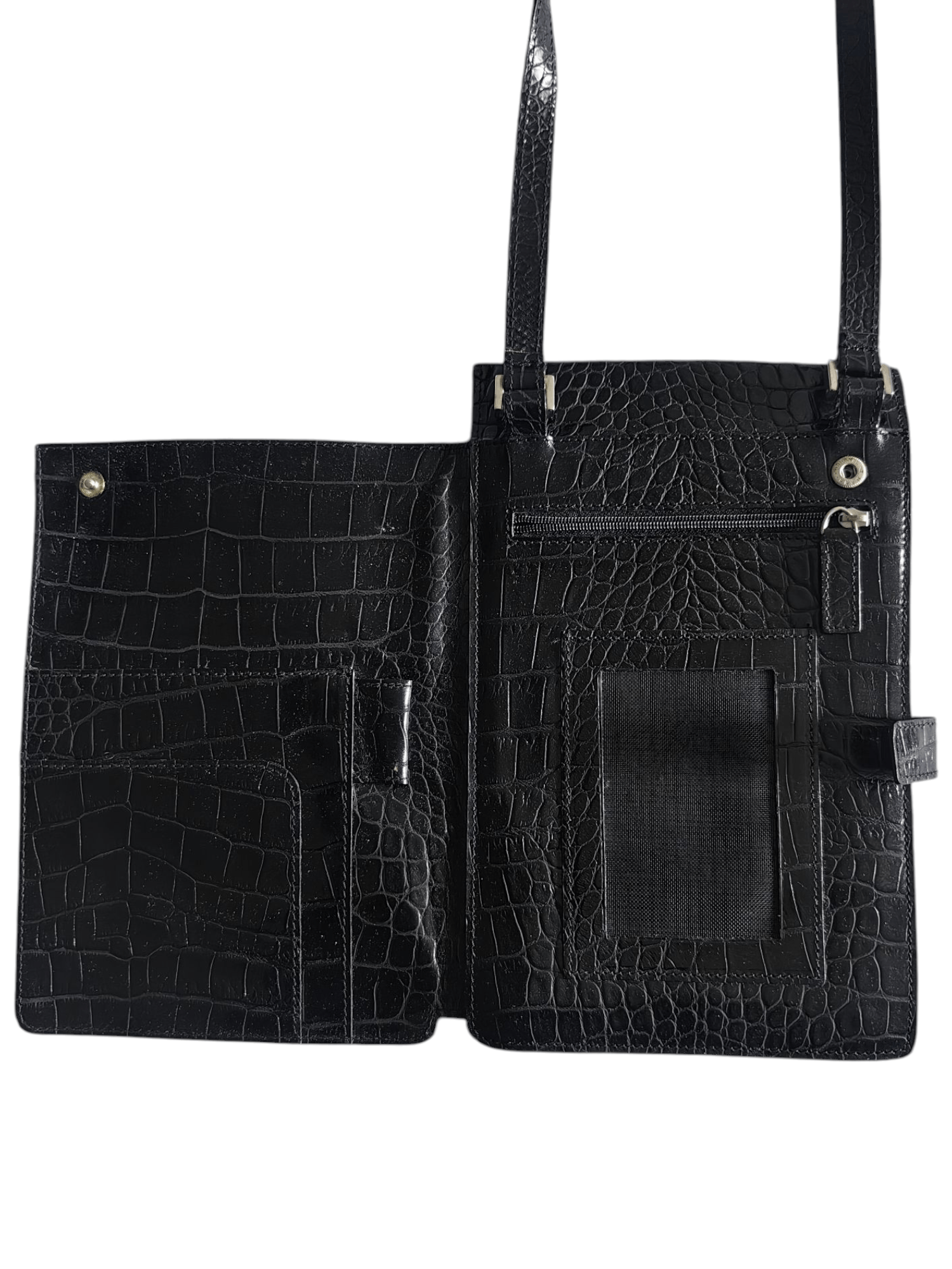 Versace Versace Croco Y2K Cross Body Bag Size ONE SIZE - 4 Thumbnail