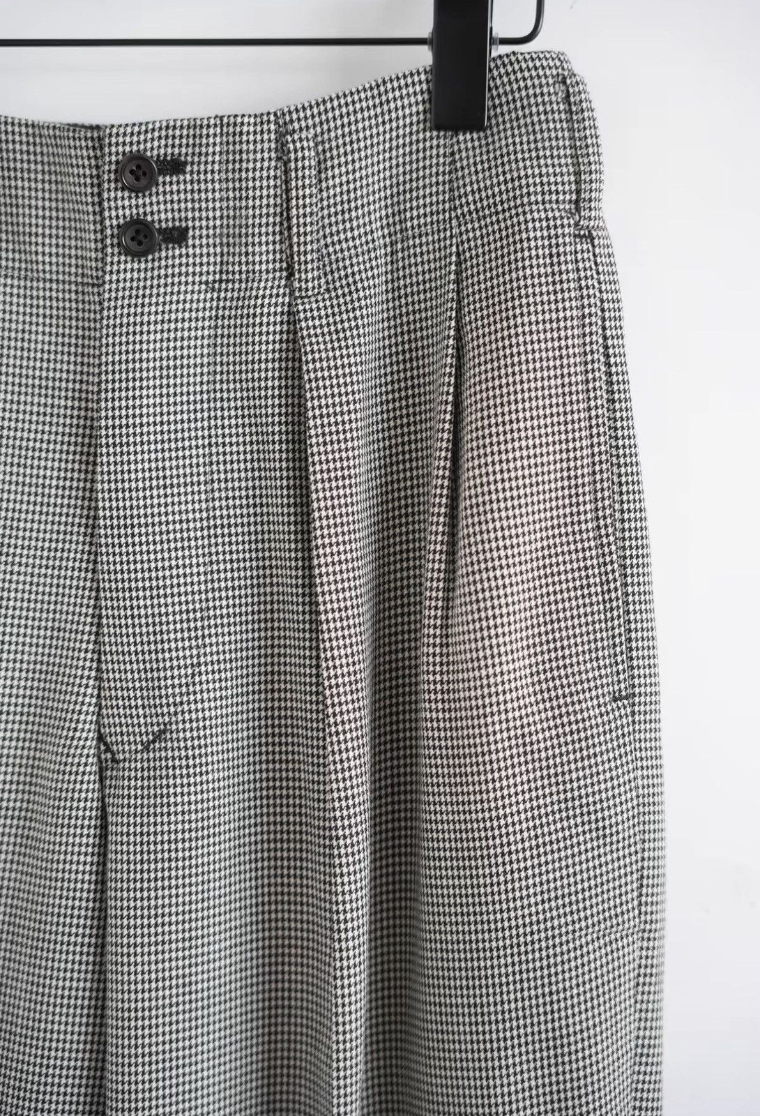 Yohji Yamamoto Yohji Yamamoto 90s Houndstooth Wool Trousers J4 Size US 32 / EU 48 - 4 Thumbnail