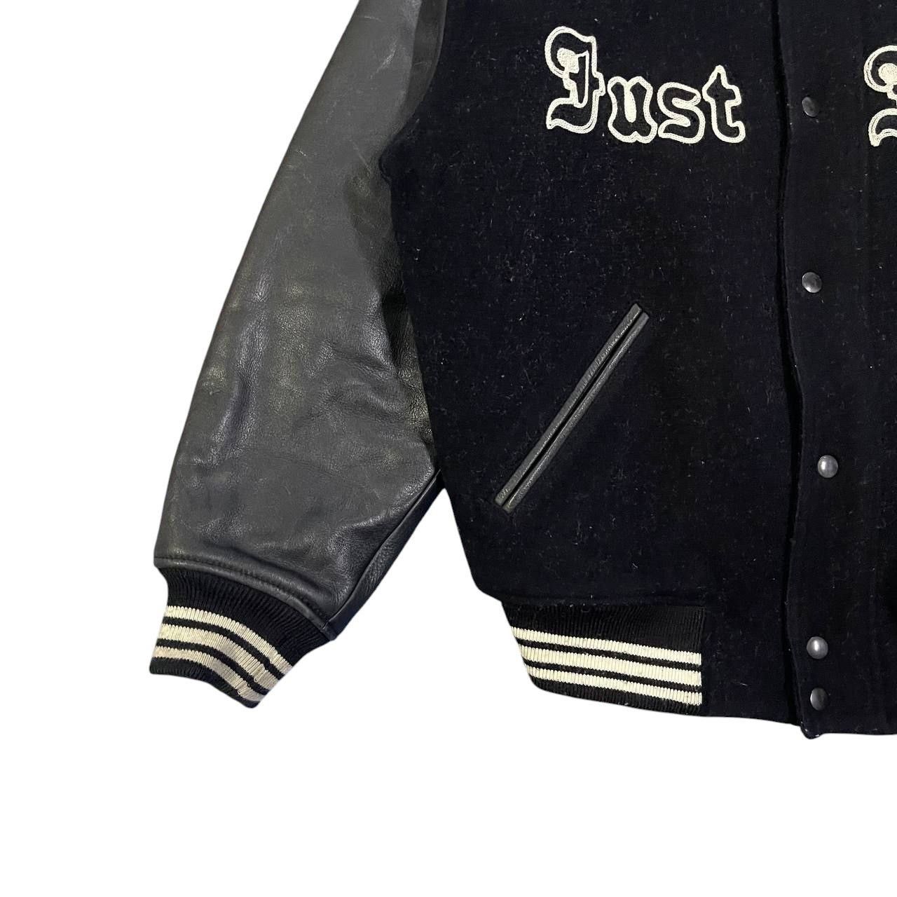 BIGI Vintage Just Bigi Wool Leather Varsity Jacket Size US L / EU 52-54 / 3 - 3 Thumbnail
