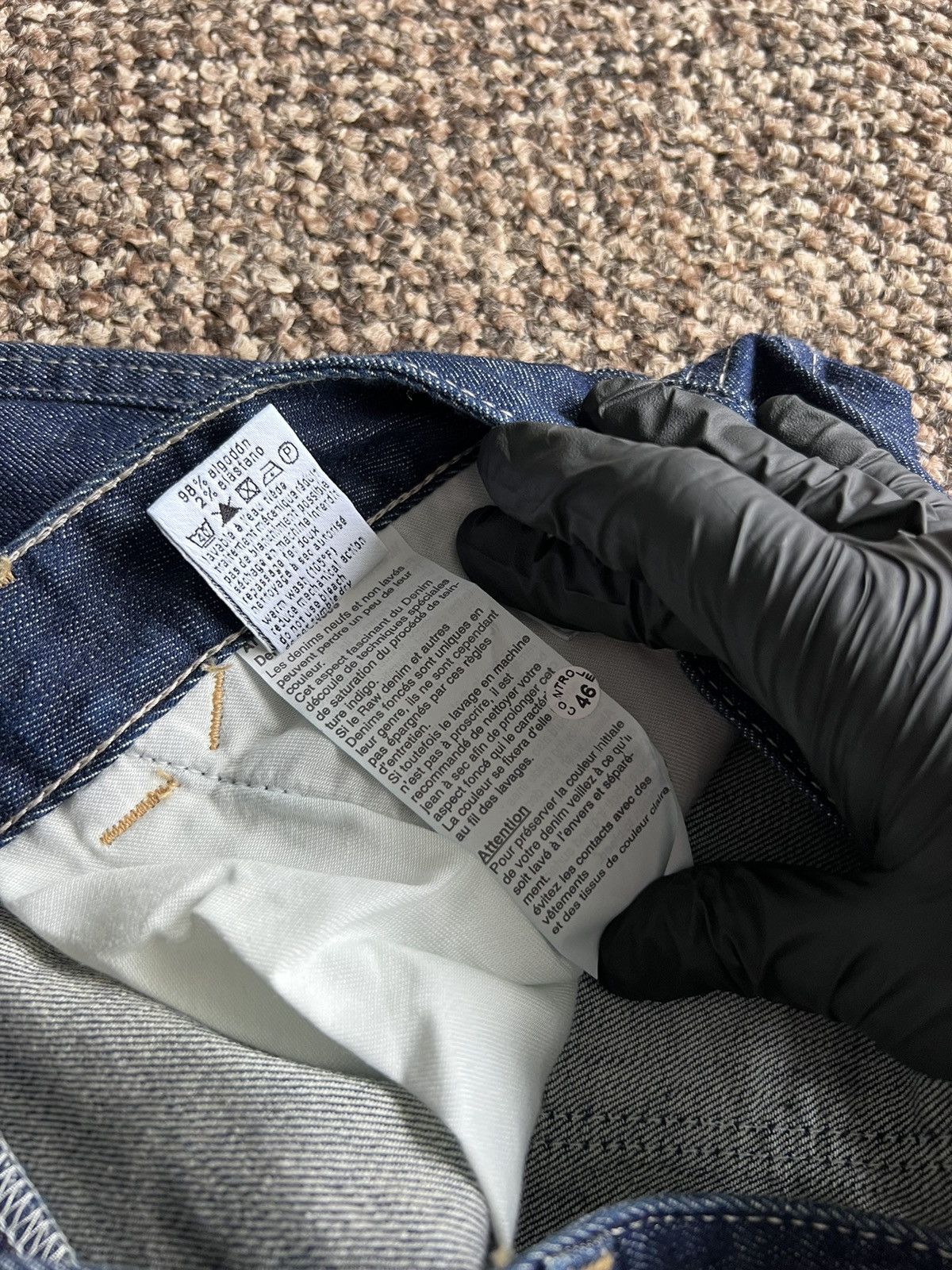 Lacoste VINTAGE LACOSTE AVANT-GARDE DENIM PANTS BIG LOGO Y2K 28 SIZE Size US 28 / EU 44 - 14 Thumbnail
