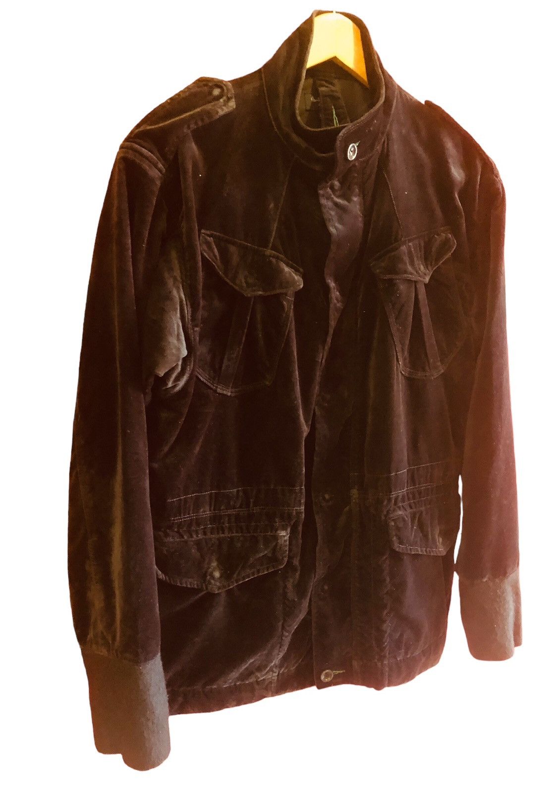 Paul Smith Paul Smith Jeans Black Velvet Zipper Jacket Size US L / EU 52-54 / 3 - 2 Thumbnail