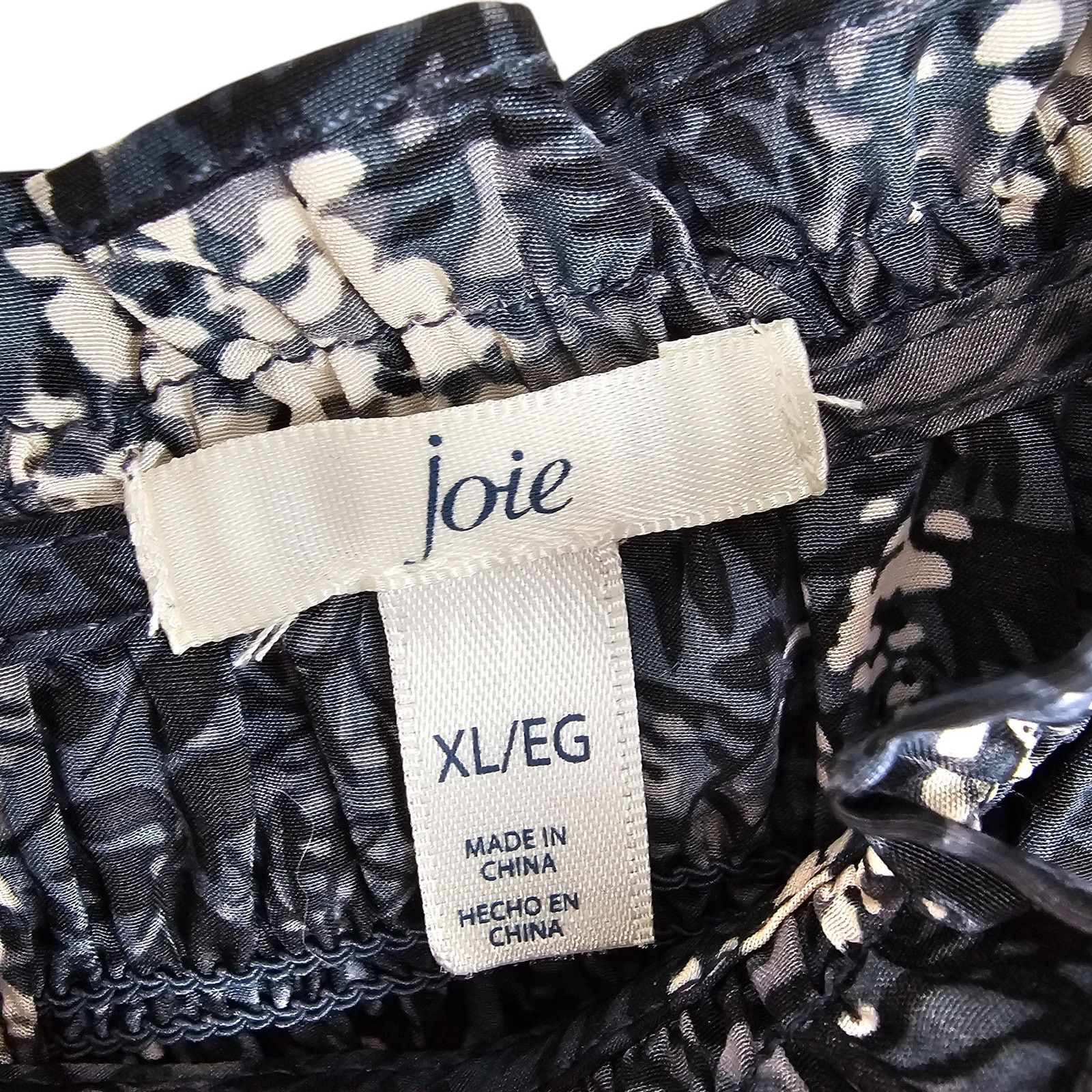 Joie Joie Womens Blouse Baltic Print Ruffle Romantic Feminine XL Size XL / US 12-14 / IT 48-50 - 7 Thumbnail