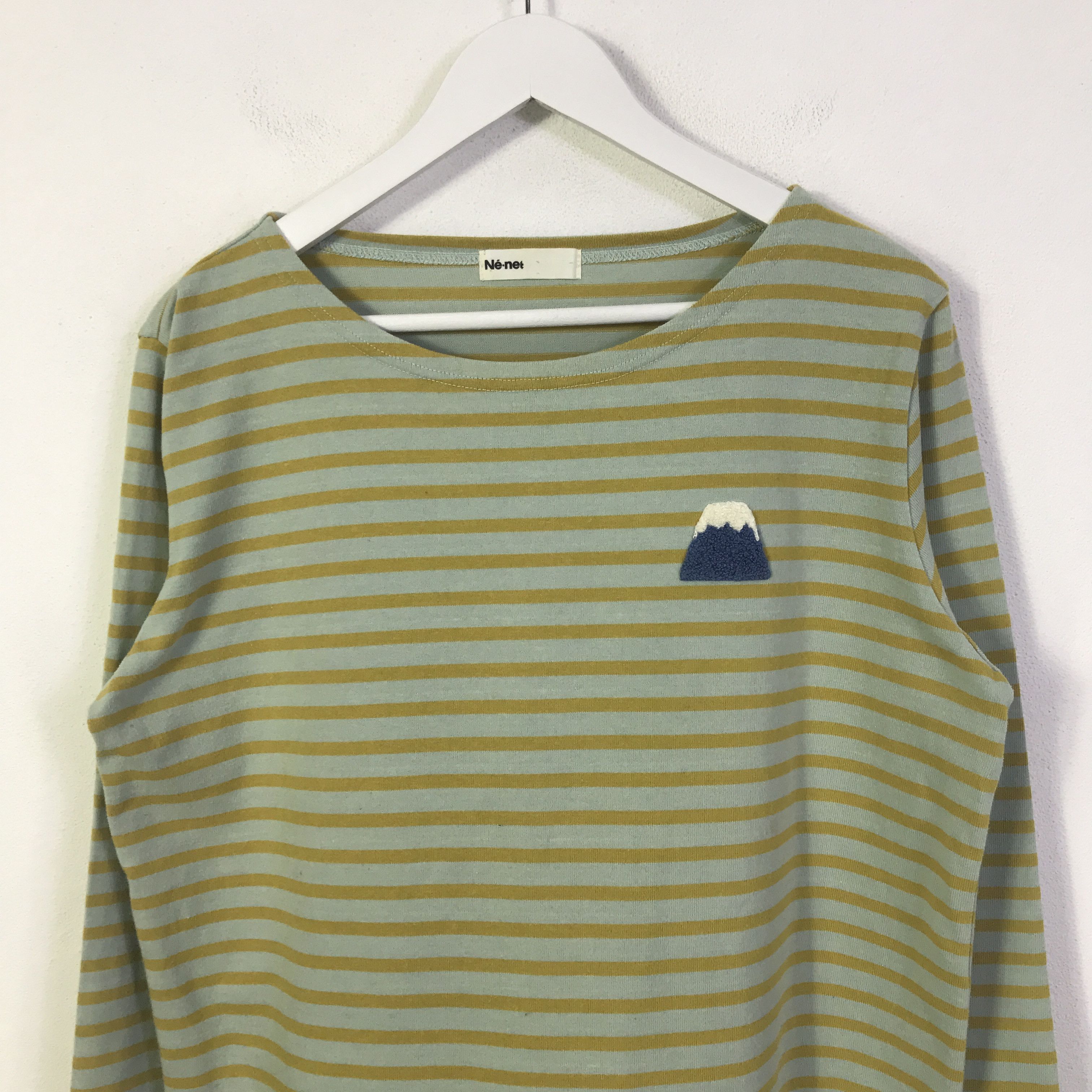 Ne-Net Ne-Net Issey Miyake Striped Design sweatshirt K87B12 Size US M / EU 48-50 / 2 - 2 Thumbnail