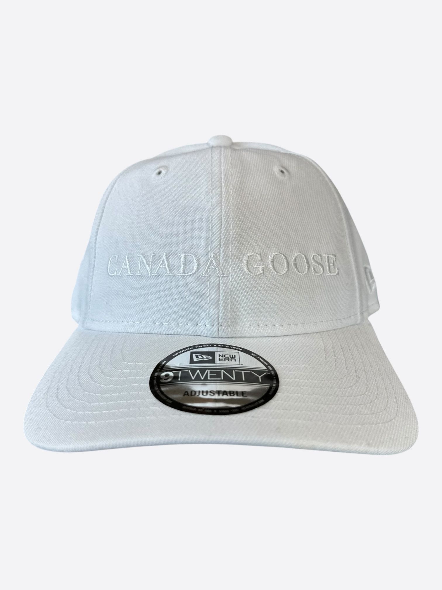 Canada Goose Canada Goose White Embroidered Logo Hat Size ONE SIZE - 1 Thumbnail
