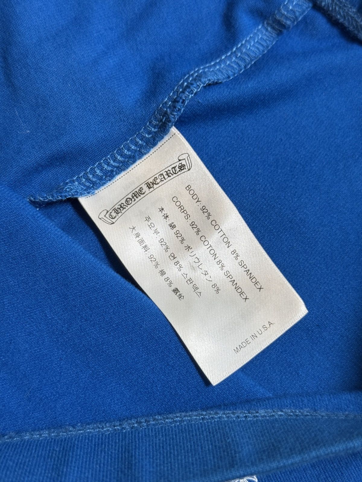 Chrome Hearts Chrome Hearts Women’s Blue Biker Shorts Size 28" / US 6 / IT 42 - 4 Thumbnail