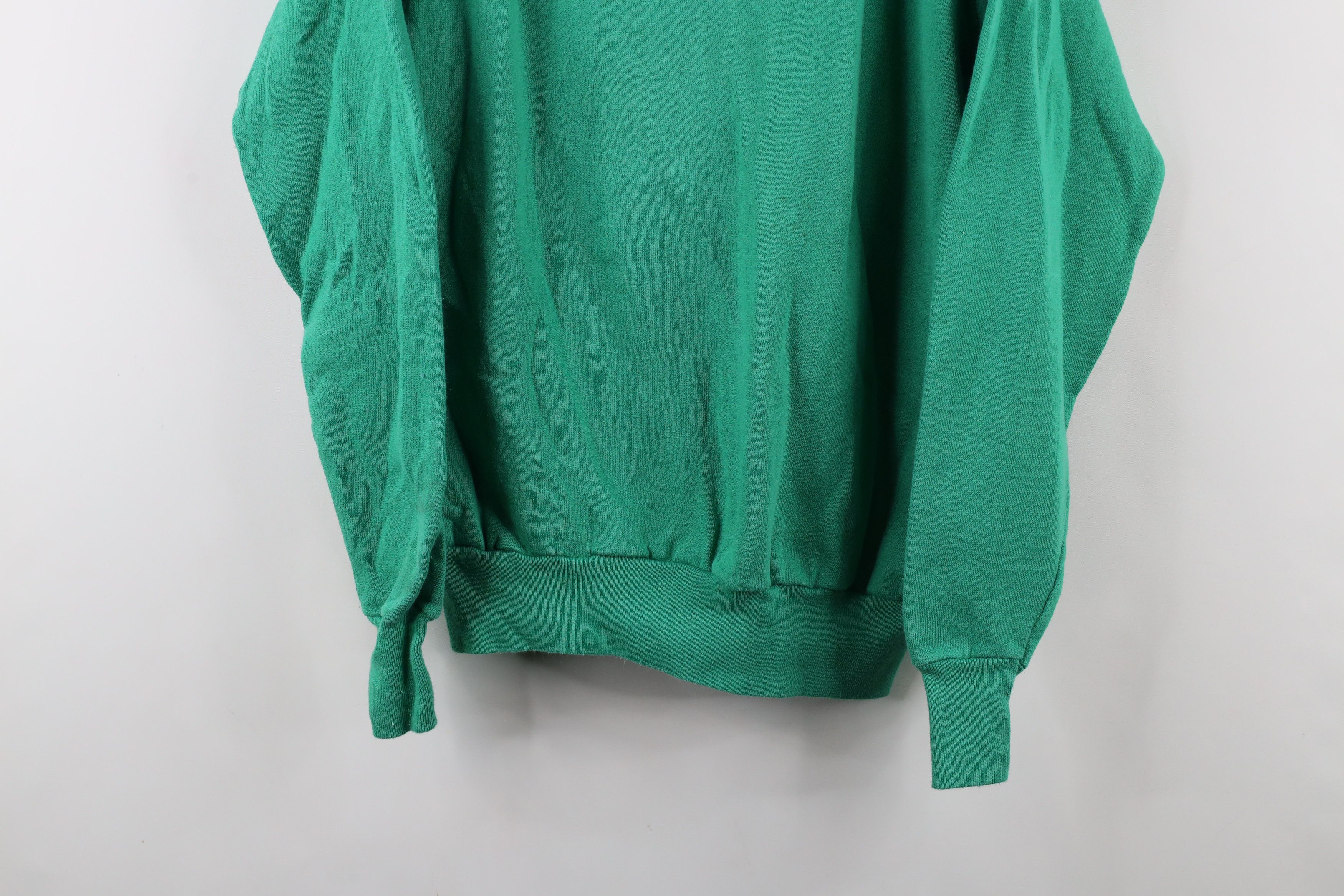 Vintage Vintage 70s Streetwear Raglan Crewneck Sweatshirt Green USA Size US M / EU 48-50 / 2 - 3 Thumbnail