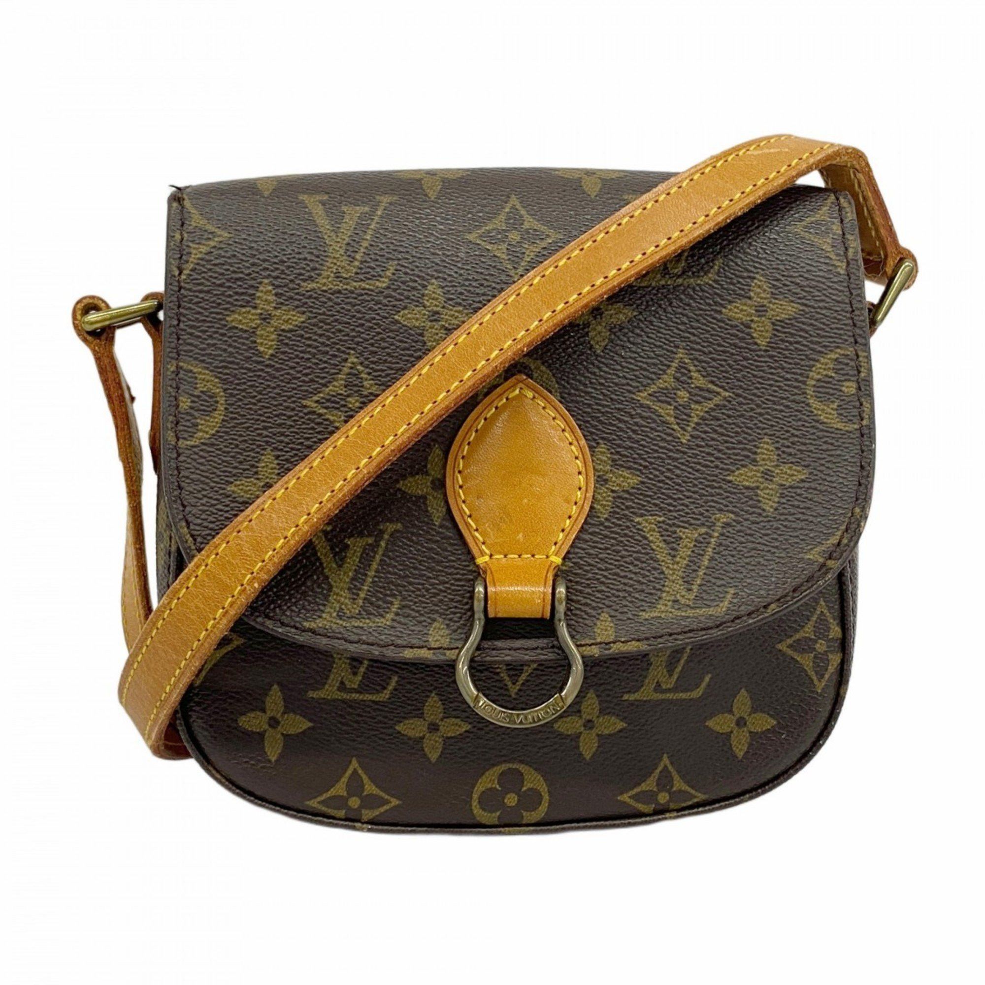 Louis Vuitton Shoulder Bag Monogram Mini Saint-Clair M51244 Brown Women's