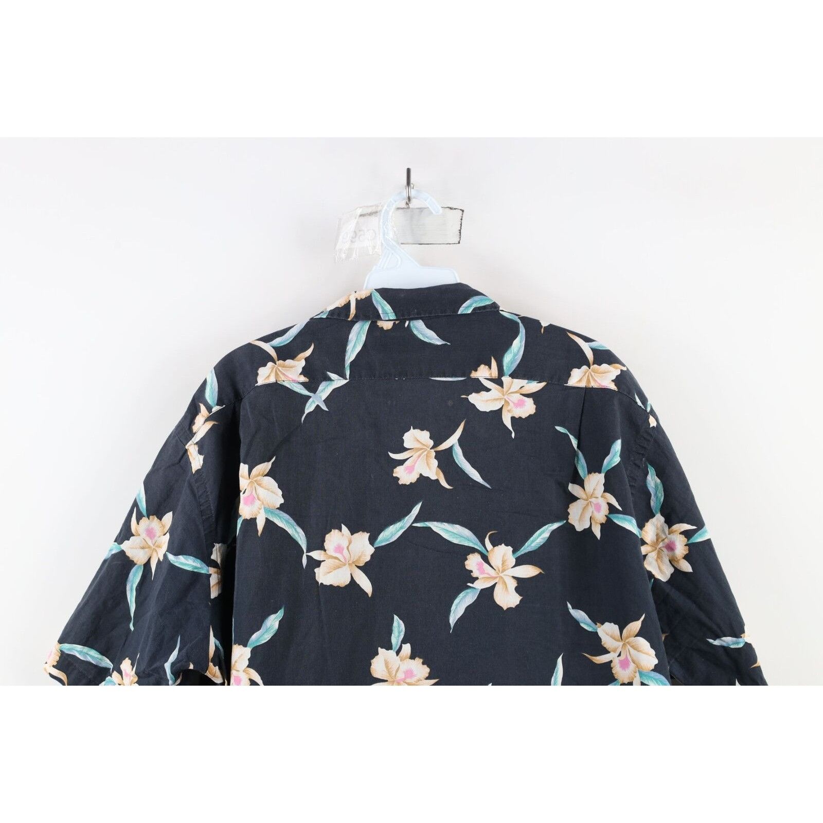Lands' End × Vintage Vintage 90s Lands End Flower Camp Hawaiian Button Shirt Size US XL / EU 56 / 4 - 11 Thumbnail