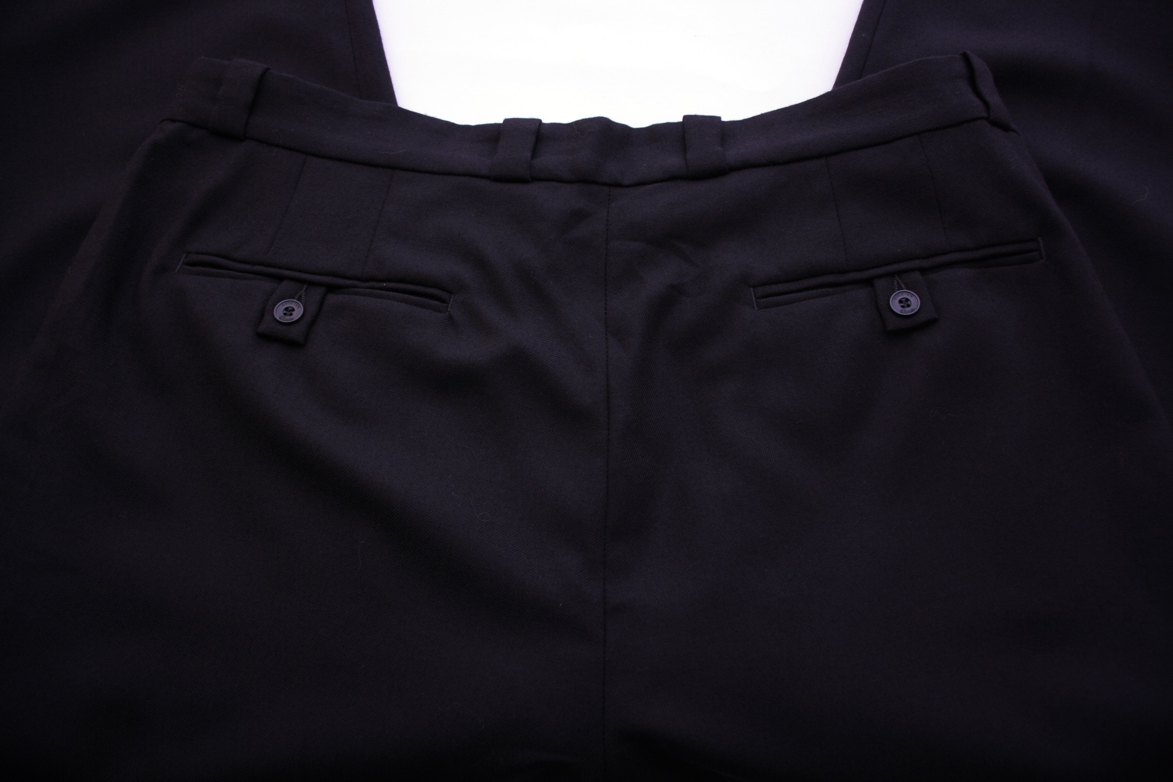 Other Revived Pence Pants Black Wool Trousers Mens size 54 Size US 38 / EU 54 - 6 Thumbnail