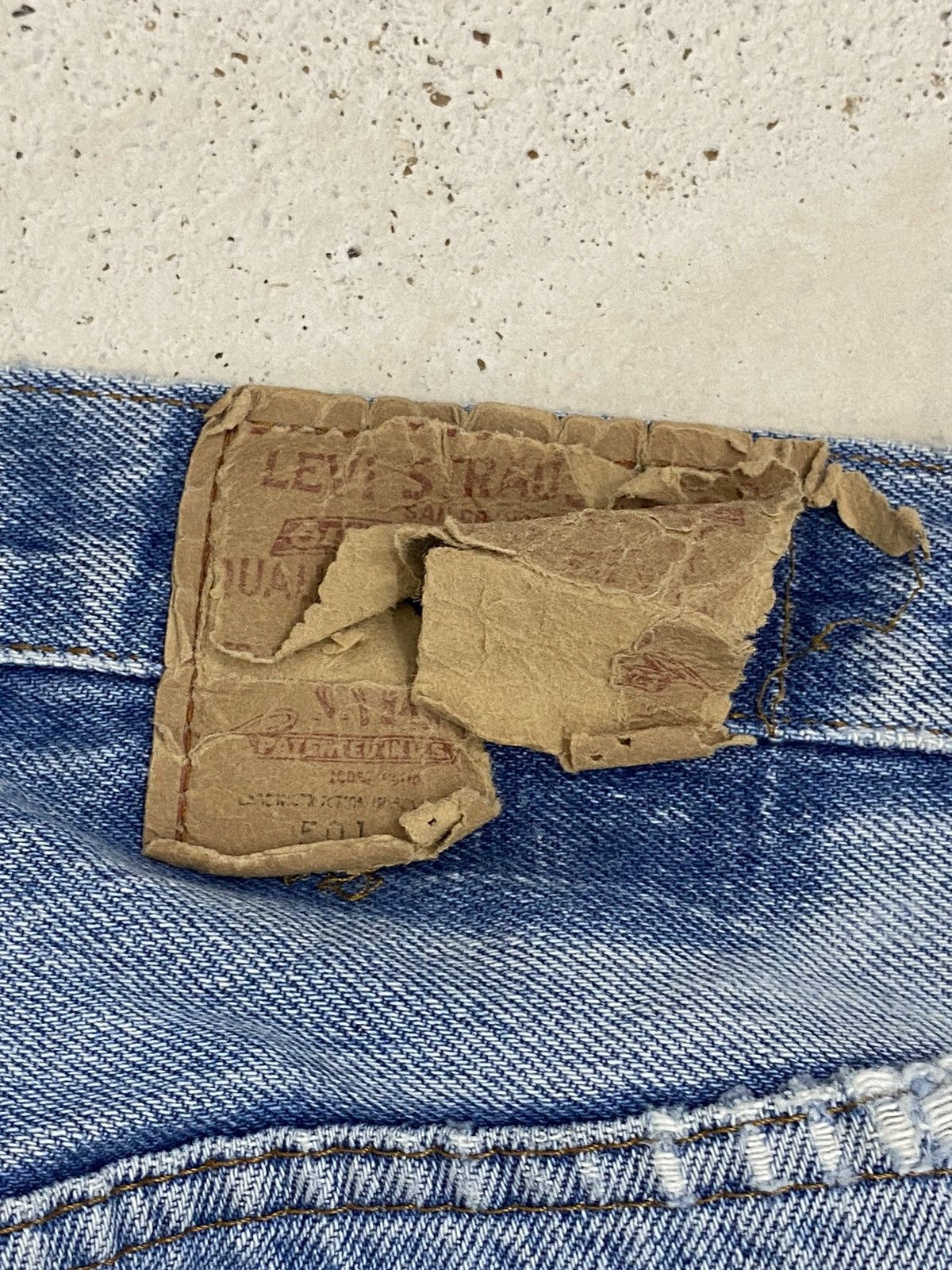 Japanese Brand × Levi's × Vintage Vintage 80s Levis 501 Denim Button Fly 546 Light Blue Size US 30 / EU 46 - 15 Thumbnail