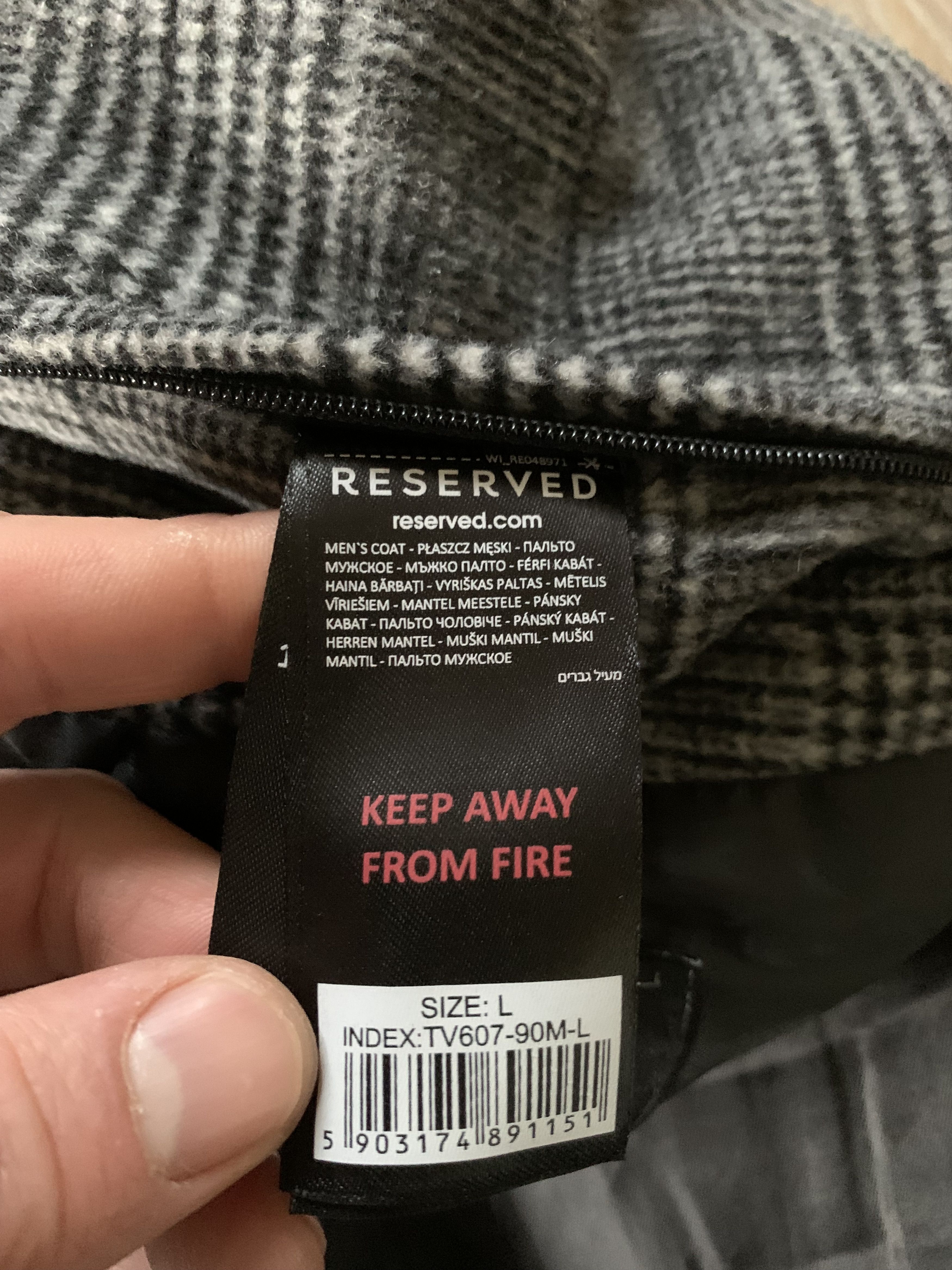 Designer × Reserved Reserved Grey Long Coat Size US L / EU 52-54 / 3 - 7 Thumbnail